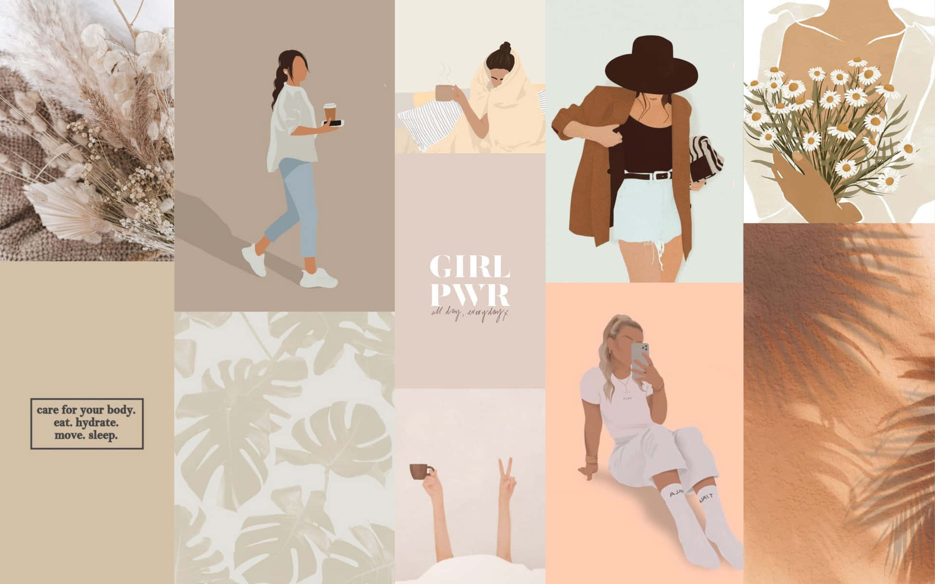 Girl Aesthetic Desktop Wallpaper
