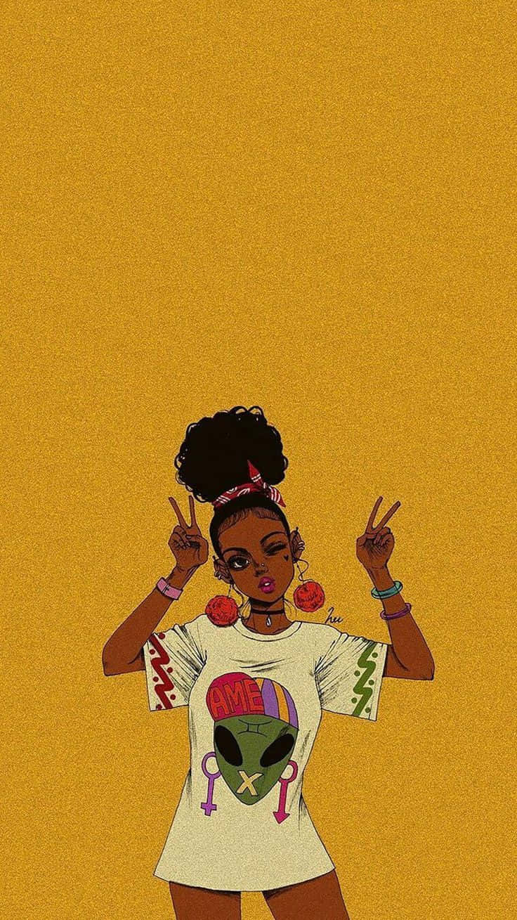 Black Girl Aesthetic HD Wallpaper
