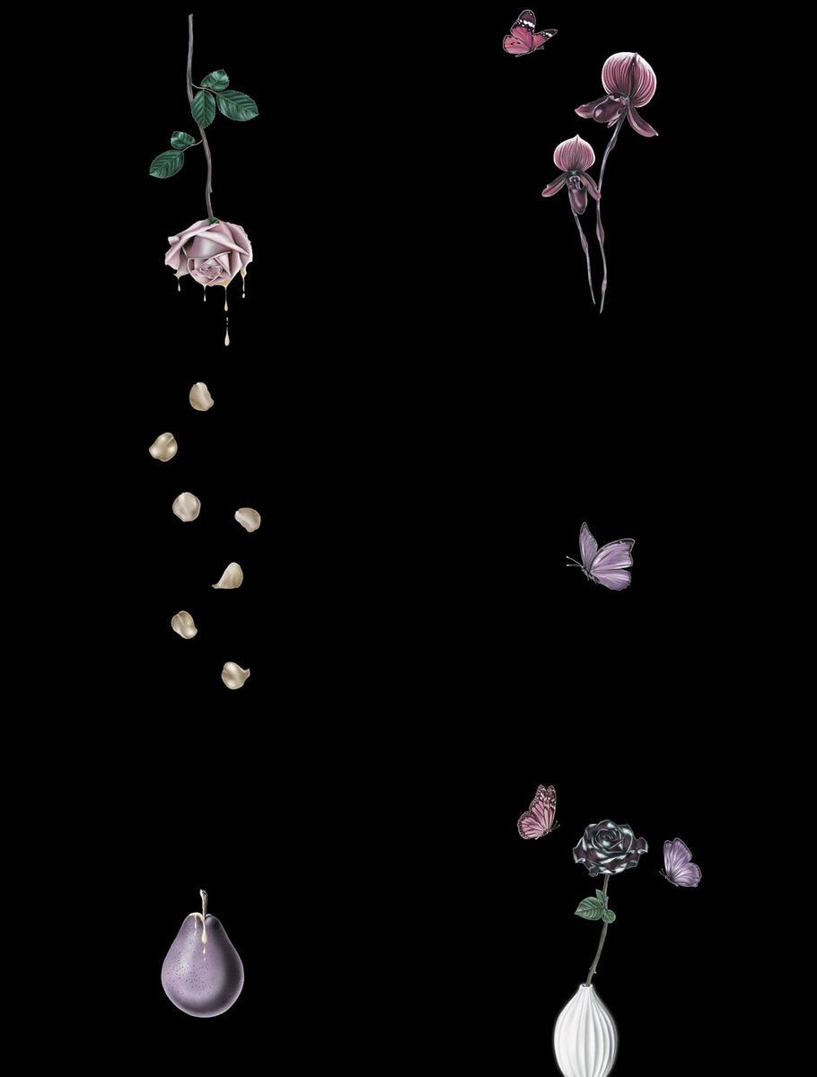 Luxury Wallpaper. Hand Painted