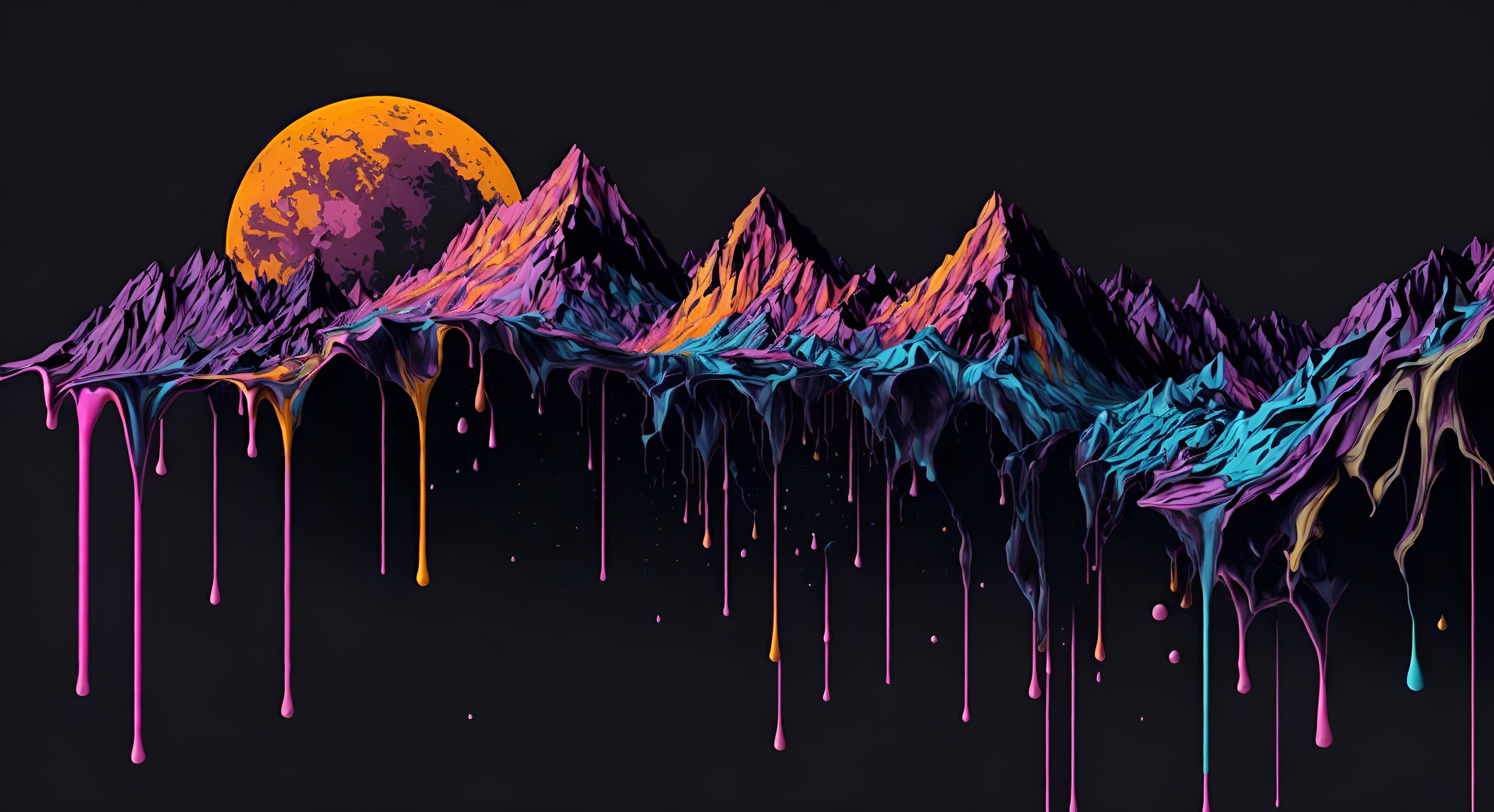 Some trippy wallpaper generated with Leonardo.ai