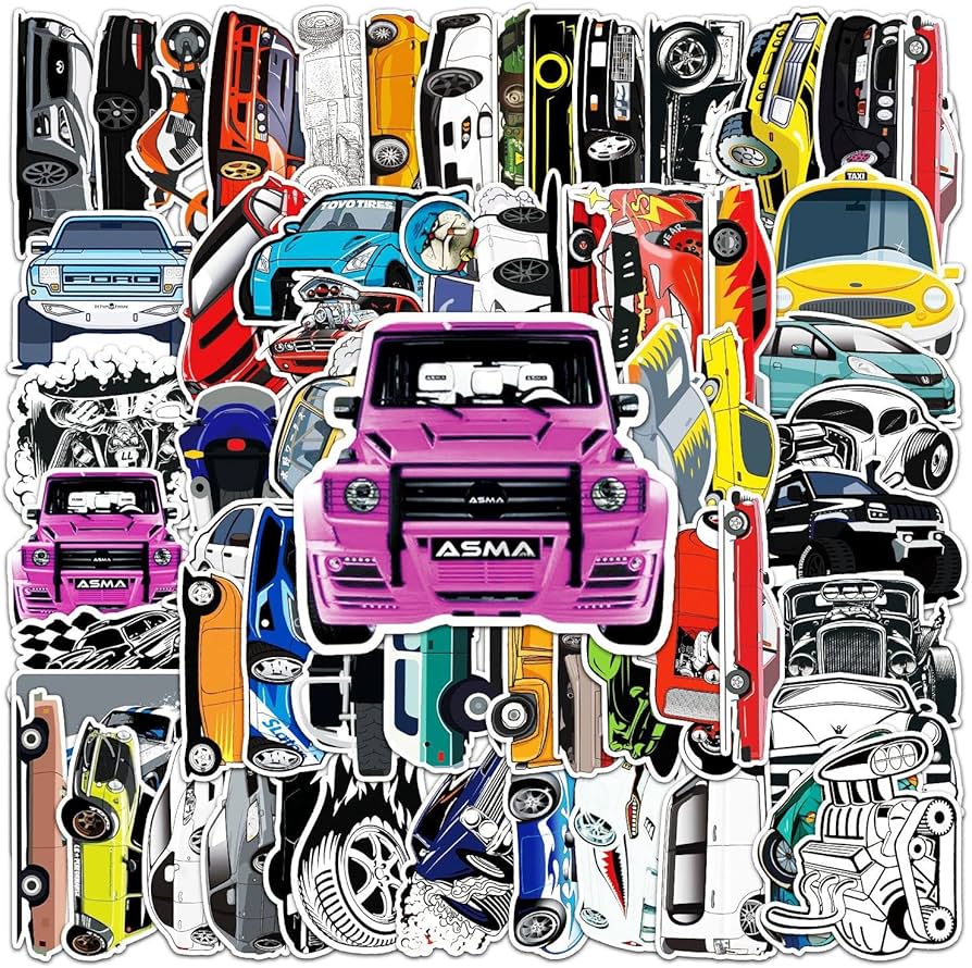 Doodle Stickers Car Stickers