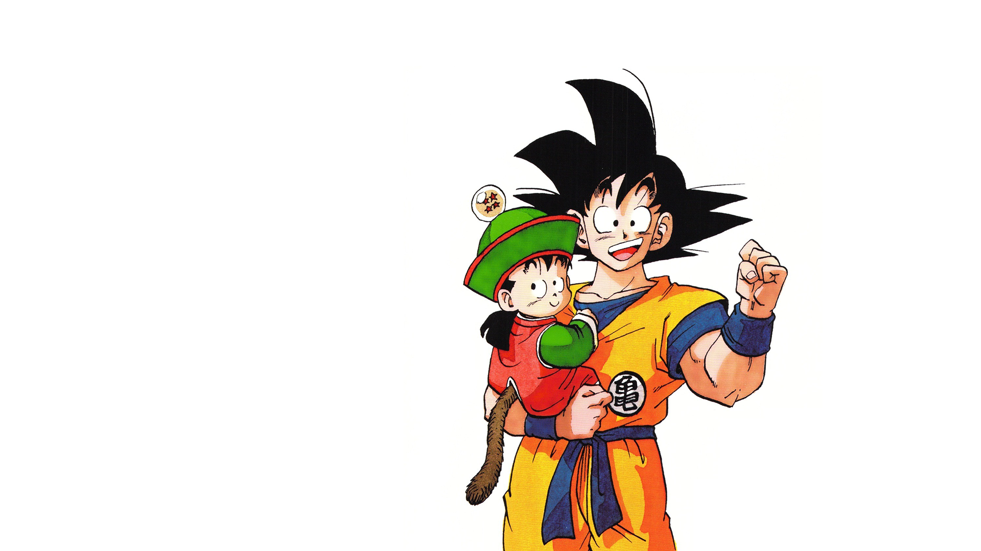 simple background, Gohan, Son Goku
