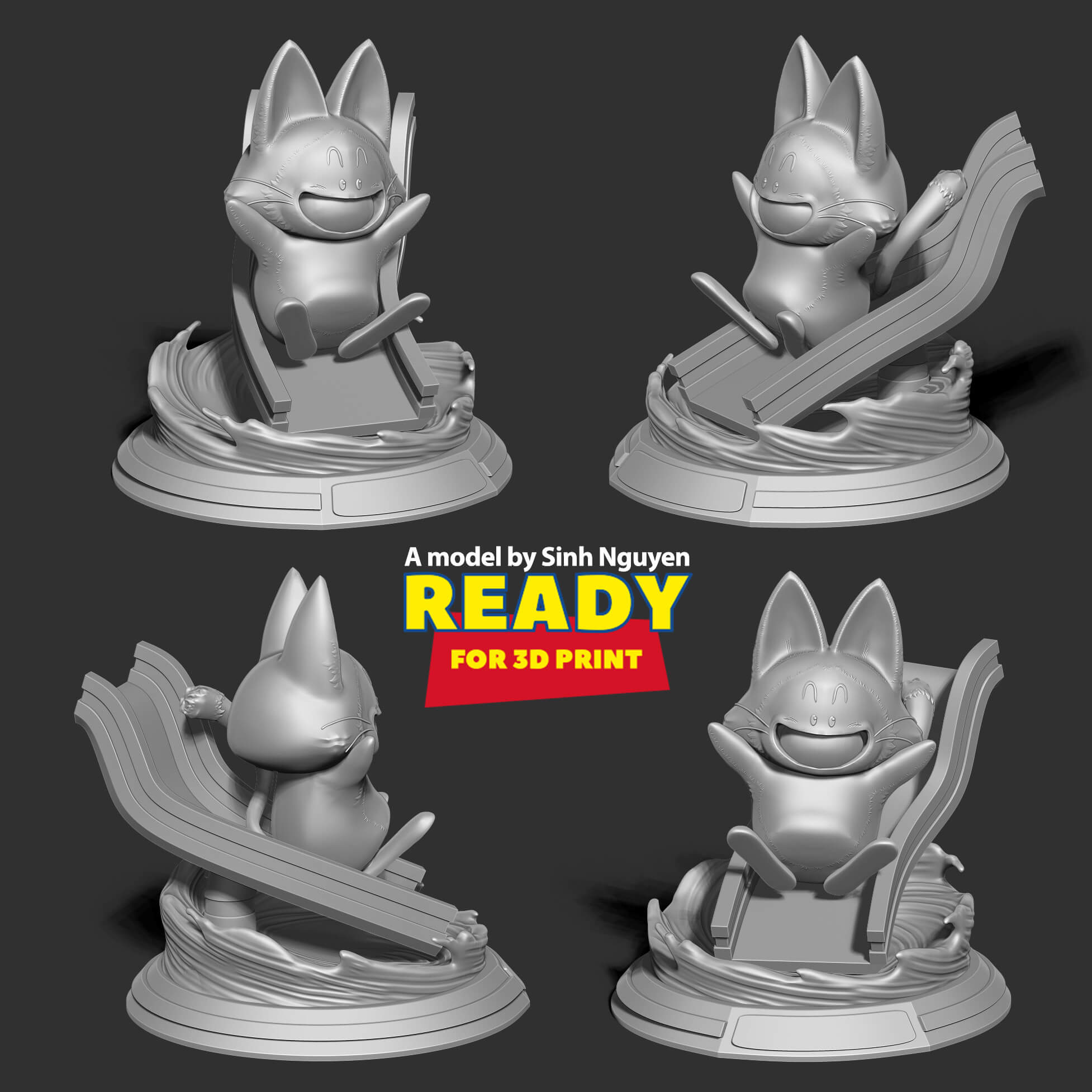 Puar Ball Fanart 3D Model