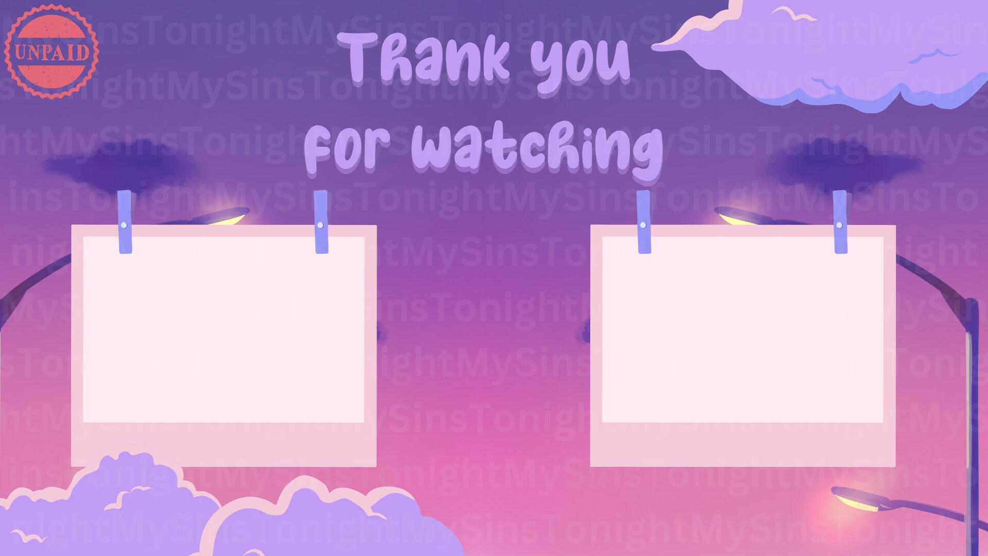 Cute Youtube End Screen