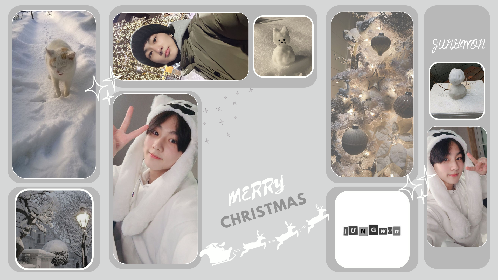 ENHYPEN Holiday Vibes HD Wallpaper