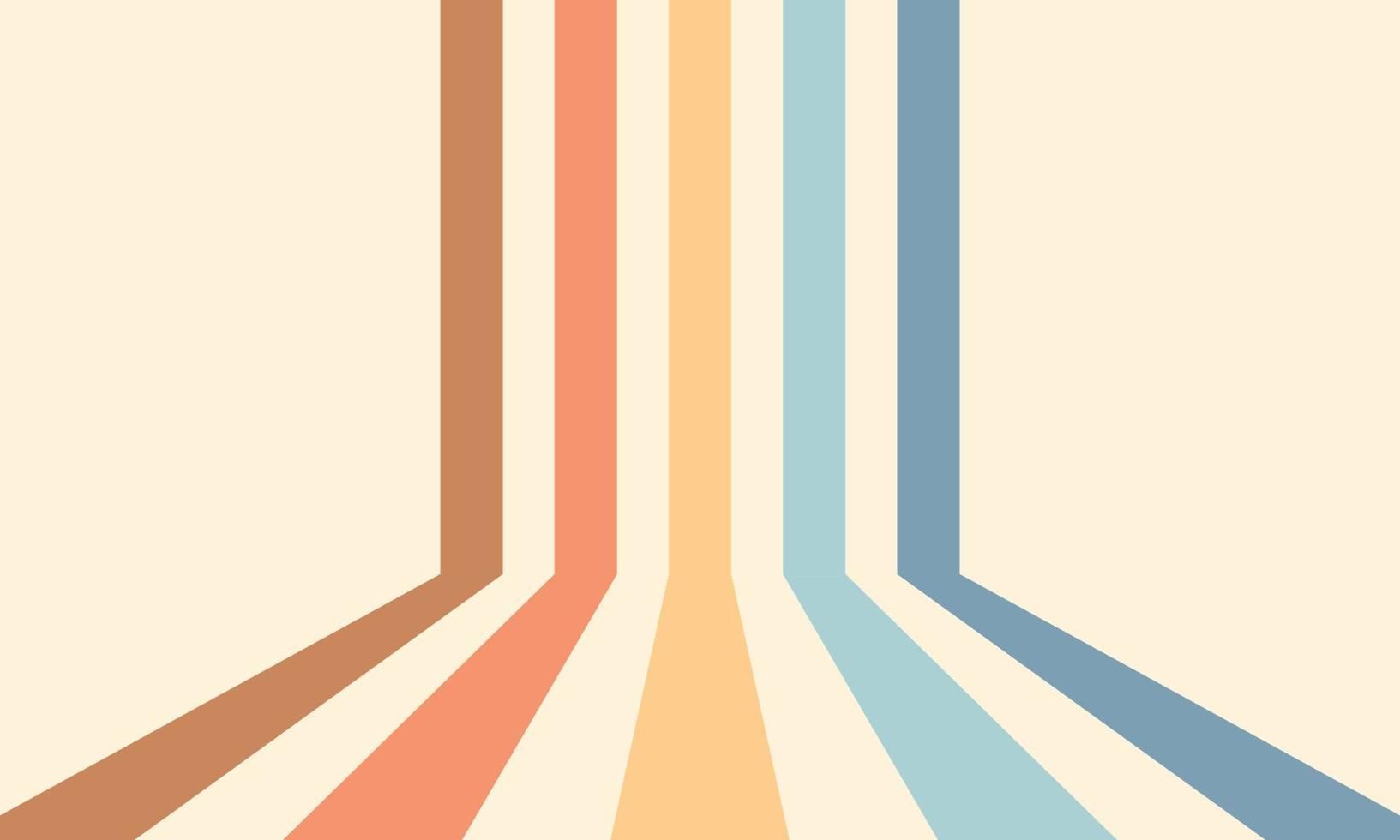 70s retro perspective lines background