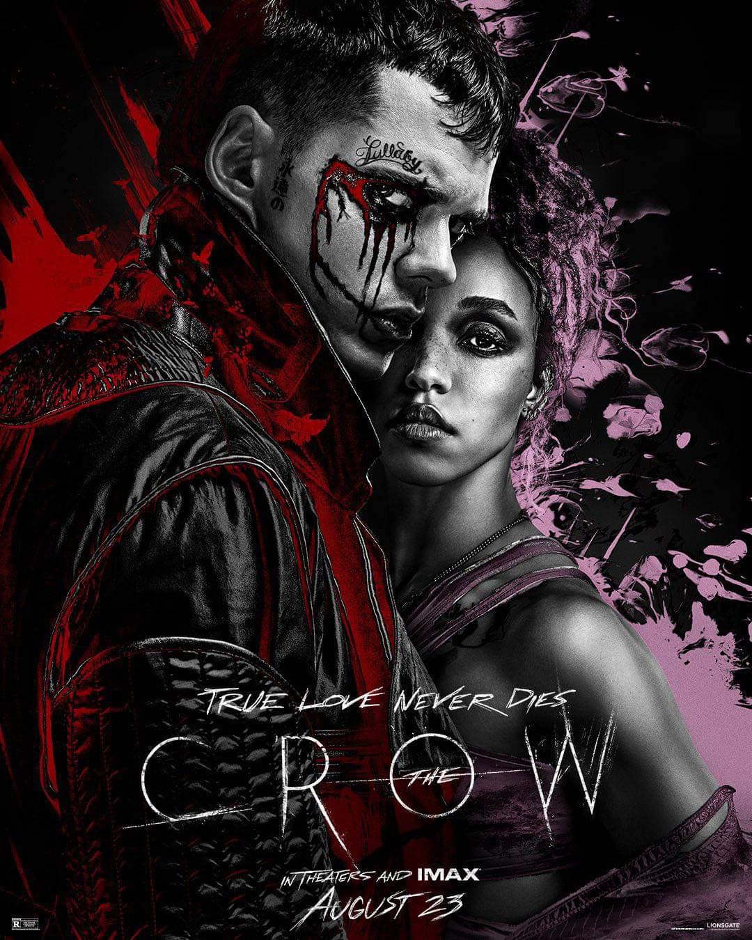 The Crow 2024 SDCC poster from a day or