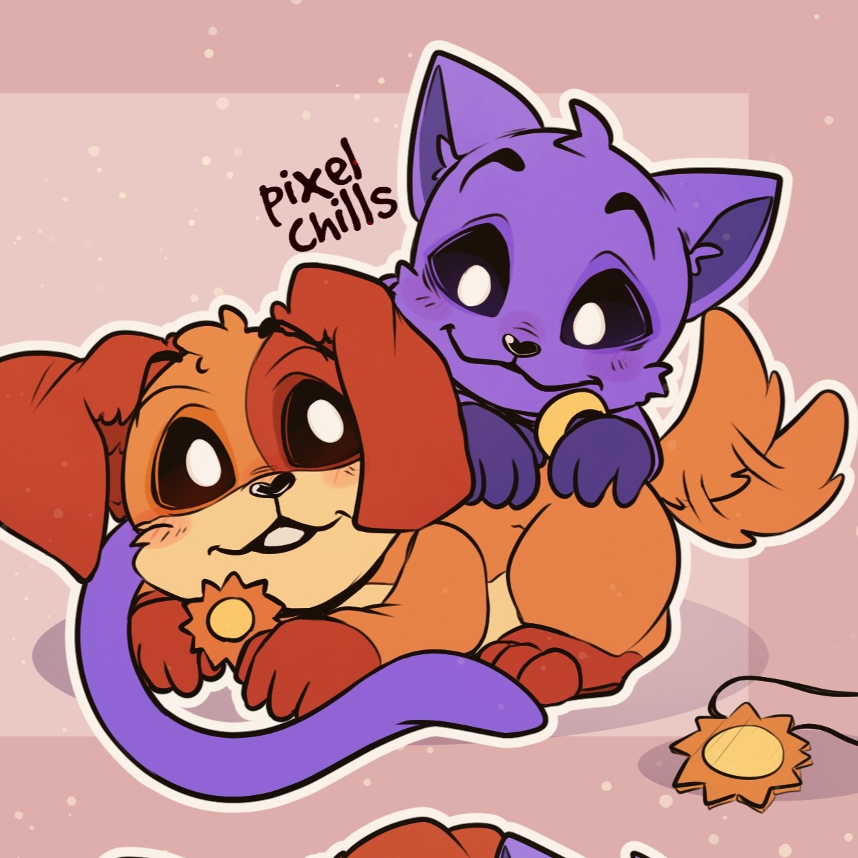 dogday x catnap on Tumblr