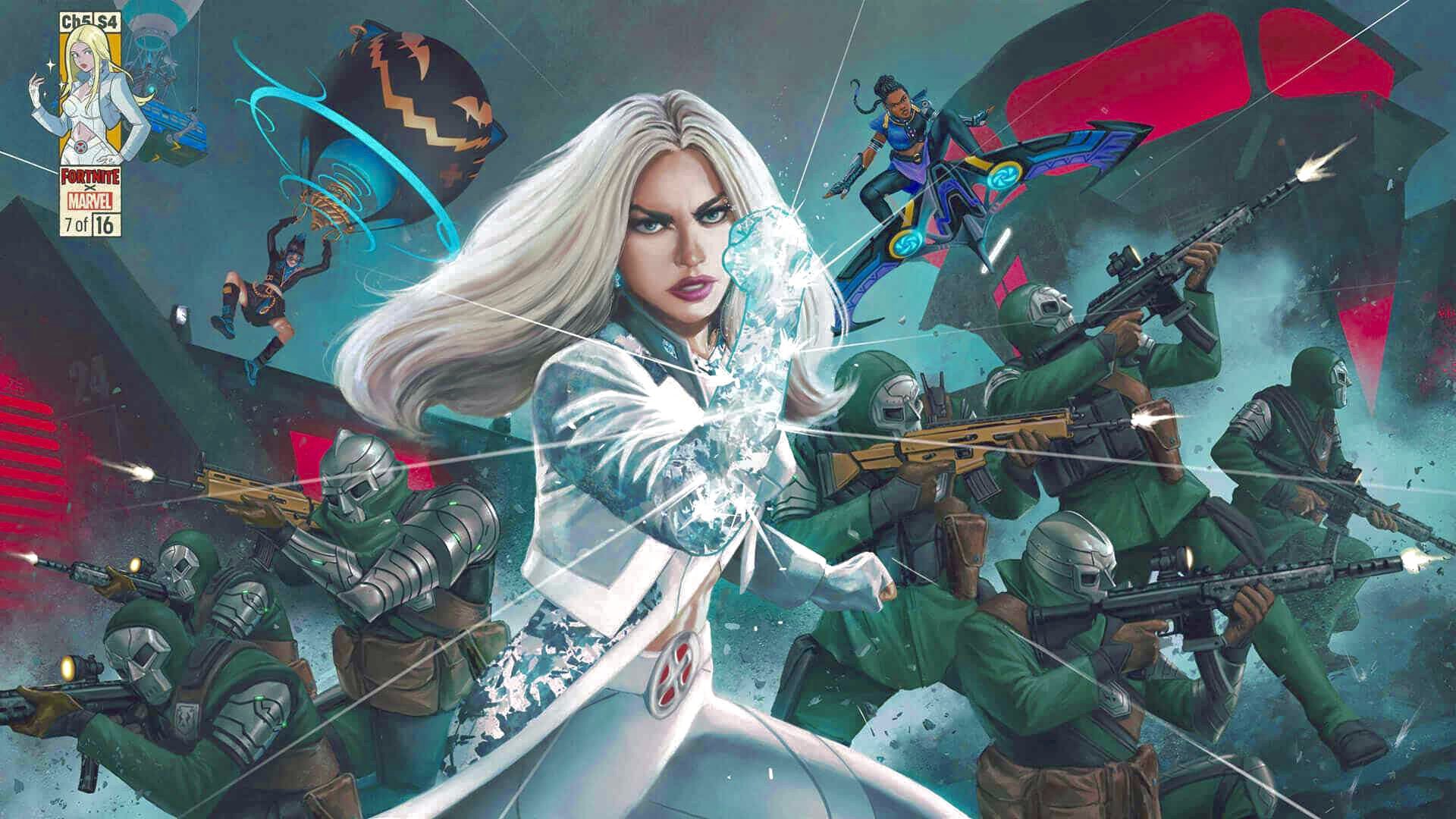 Emma Frost Fortnite wallpaper