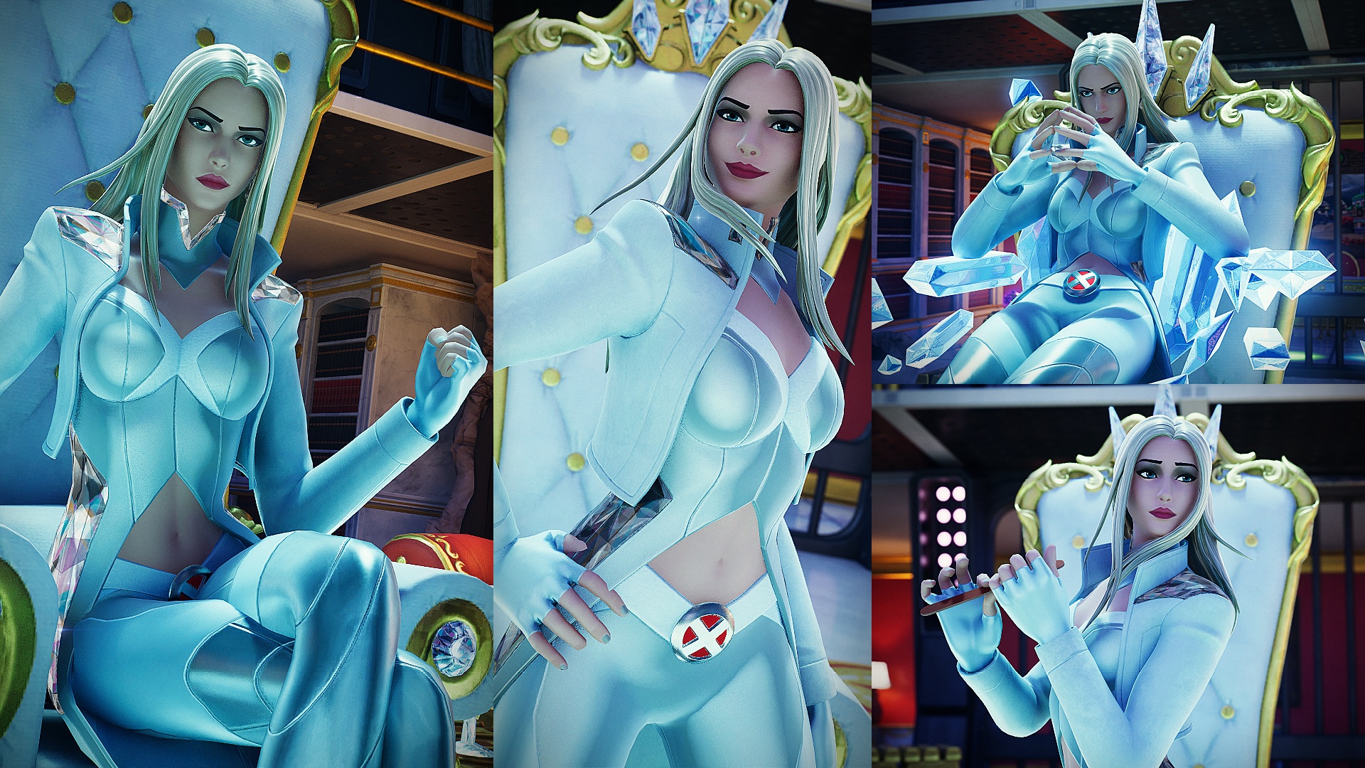 Emma Frost Fortnite wallpaper