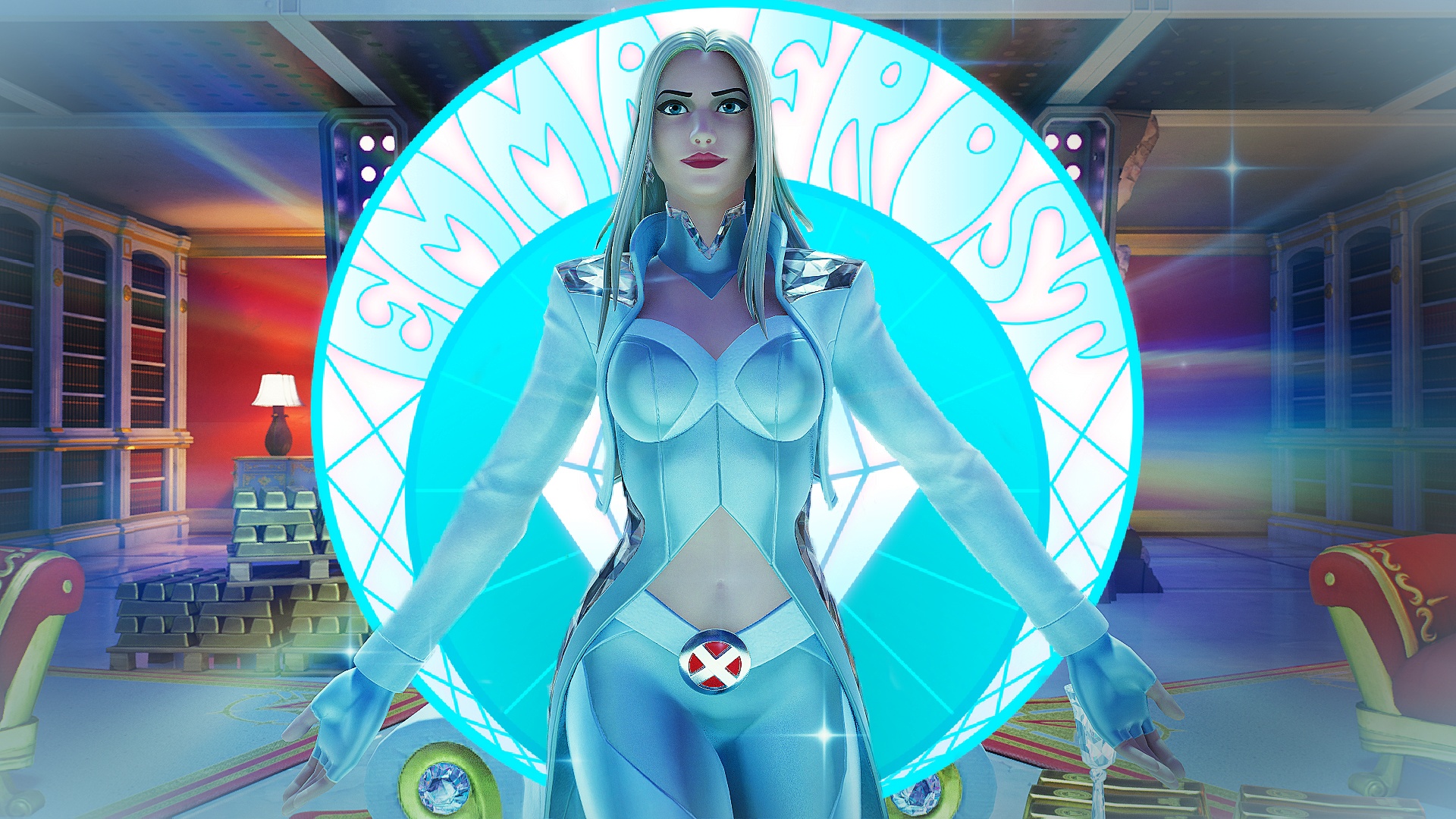 Emma Frost Fortnite wallpaper
