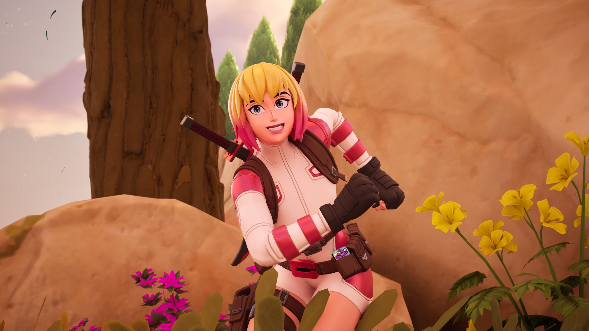 Gwenpool Fortnite wallpaper