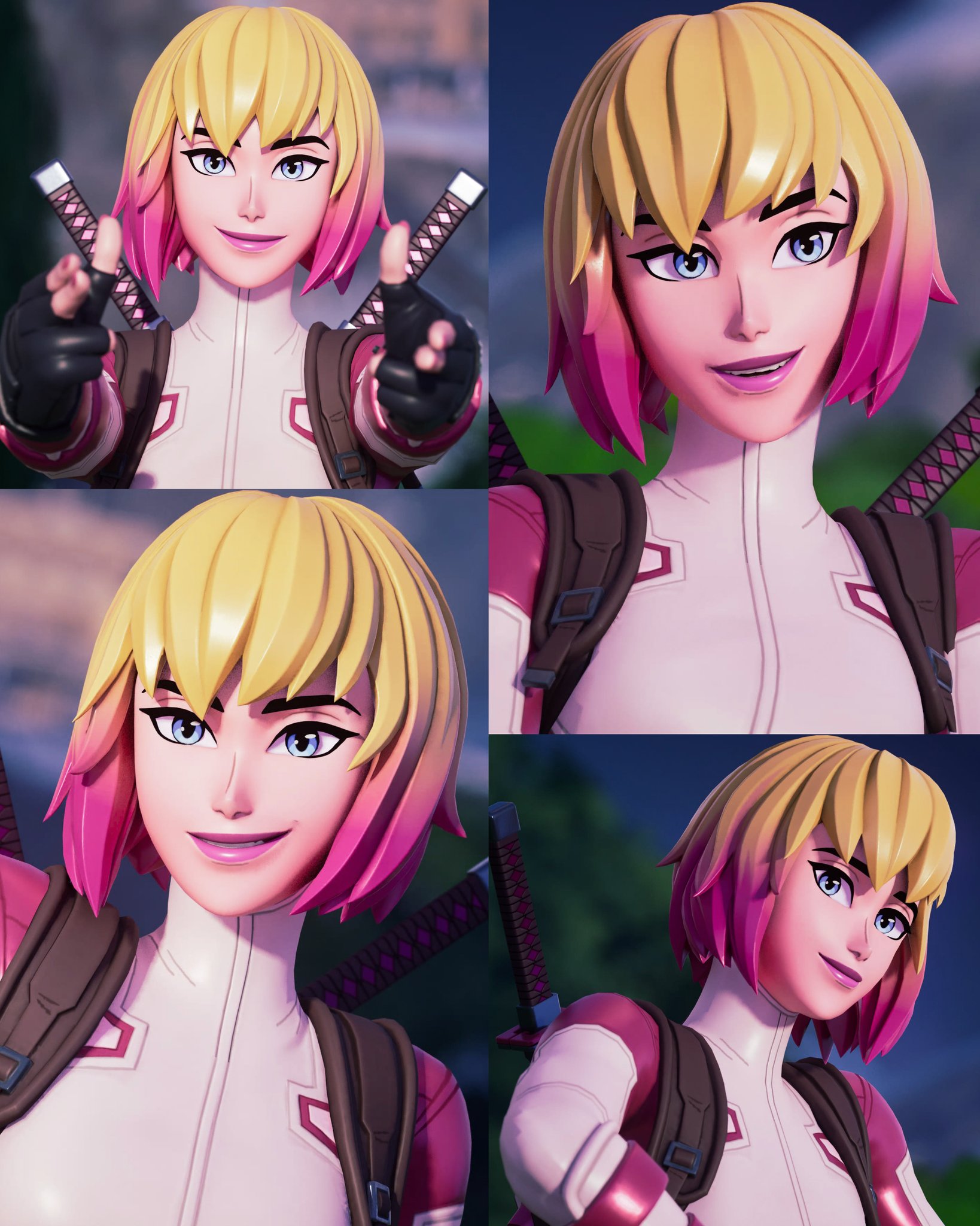 Gwenpool Fortnite wallpaper