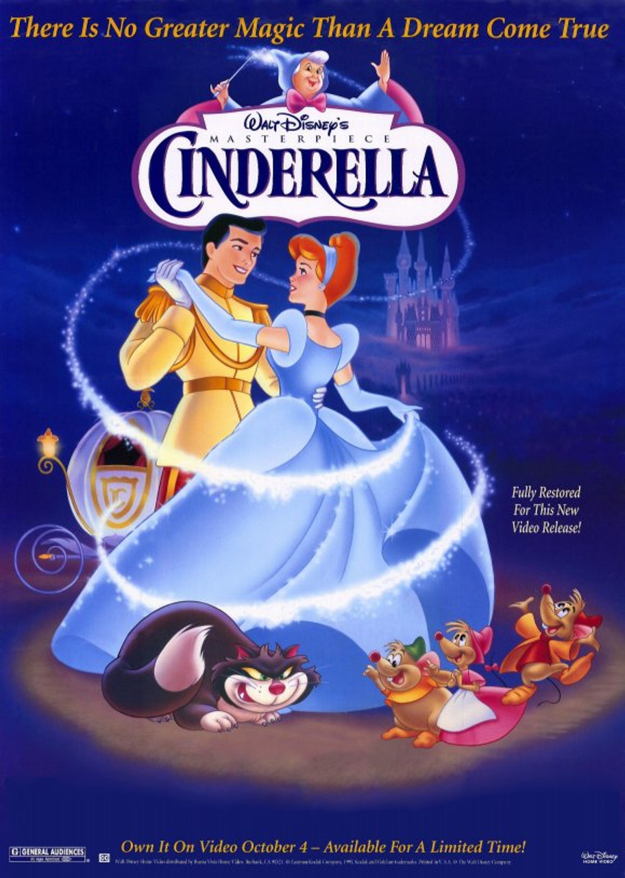 Cinderella Movie Poster Print 11 x 17