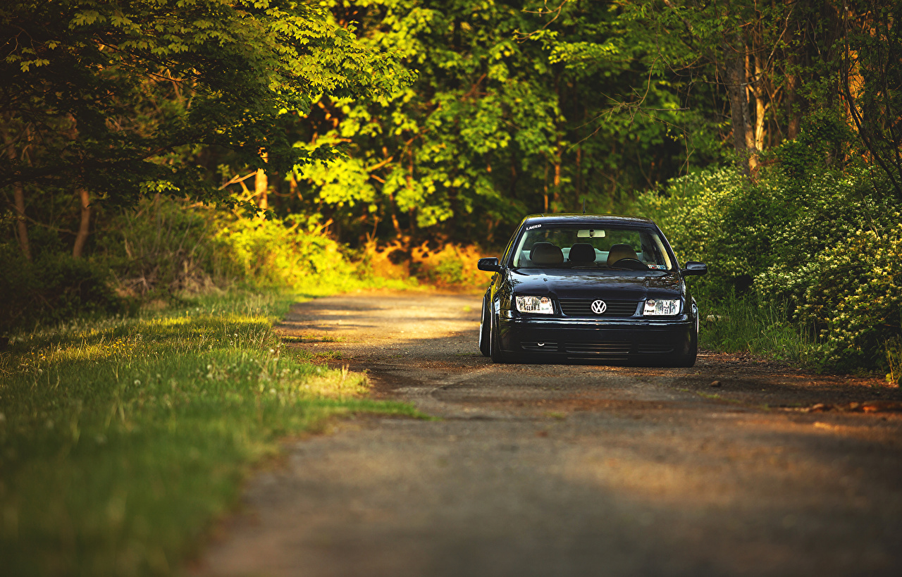 Wallpaper Volkswagen jetta MK4 Roads