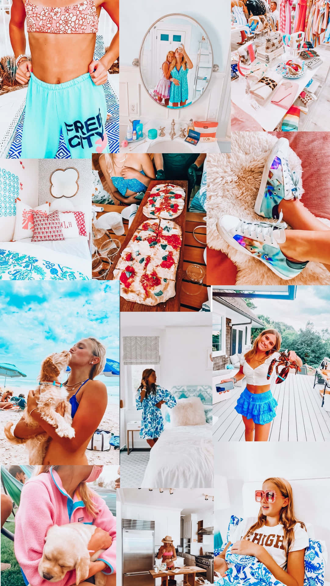 Preppy Girl Aesthetic Wallpaper