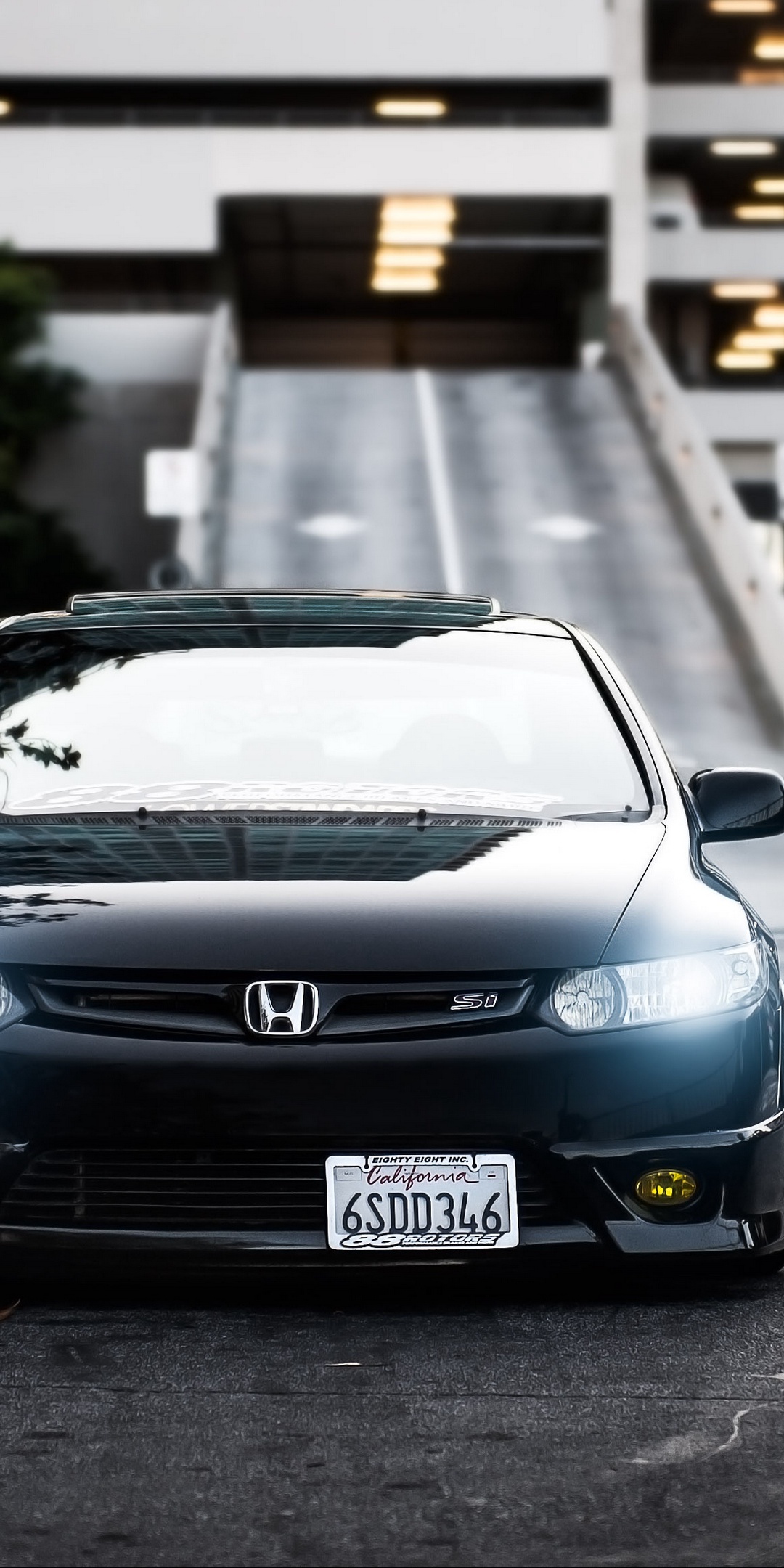 Honda Civic Wallpaper 4K, Monochrome