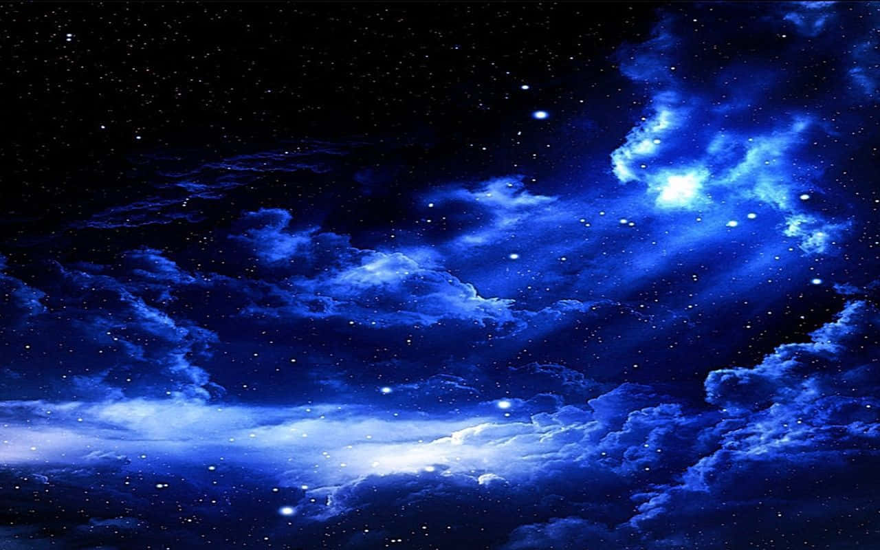 Download Dark Blue Star Cloud Moonlight