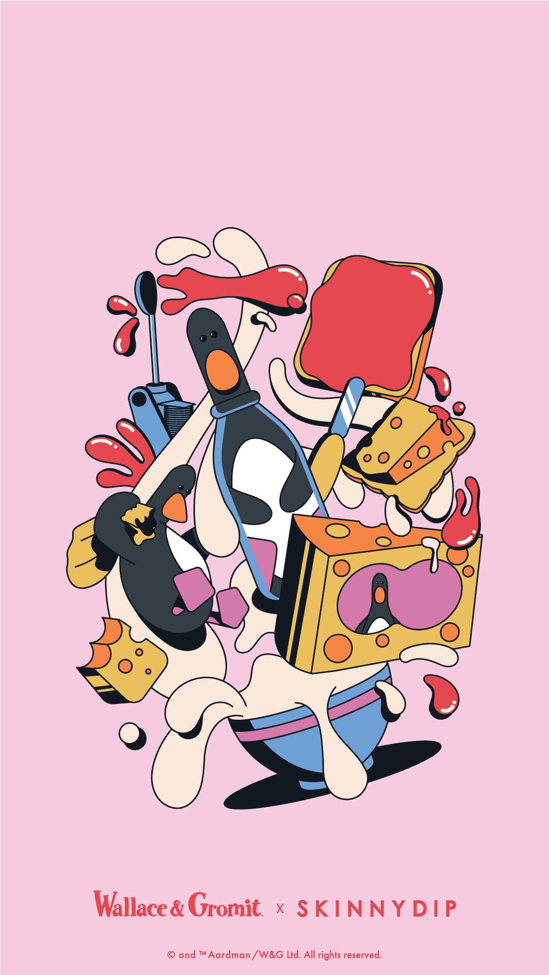 Wallace & Gromit x Skinnydip Phone