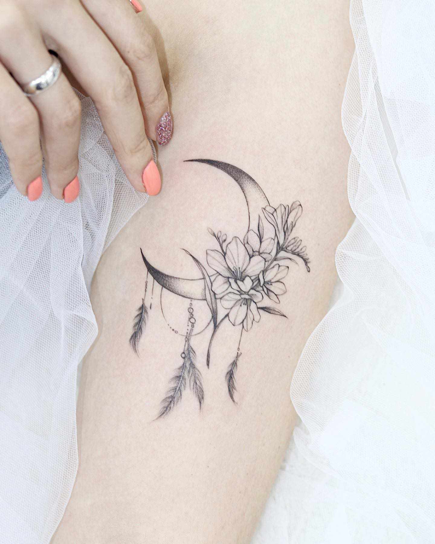 Crescent Moon Tattoo Ideas