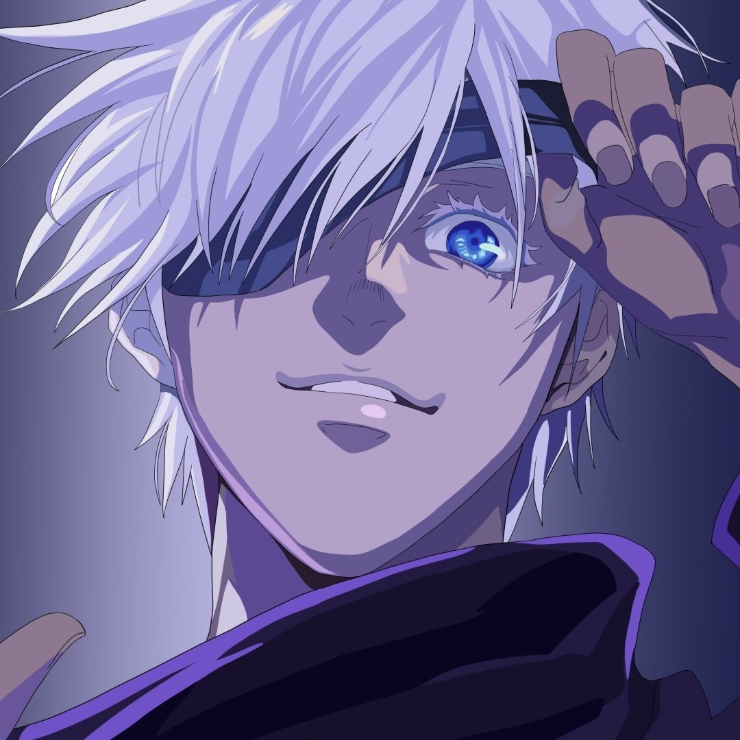 Jujutsu Kaisen Icon: Satoru Gojo's Signature Smirk