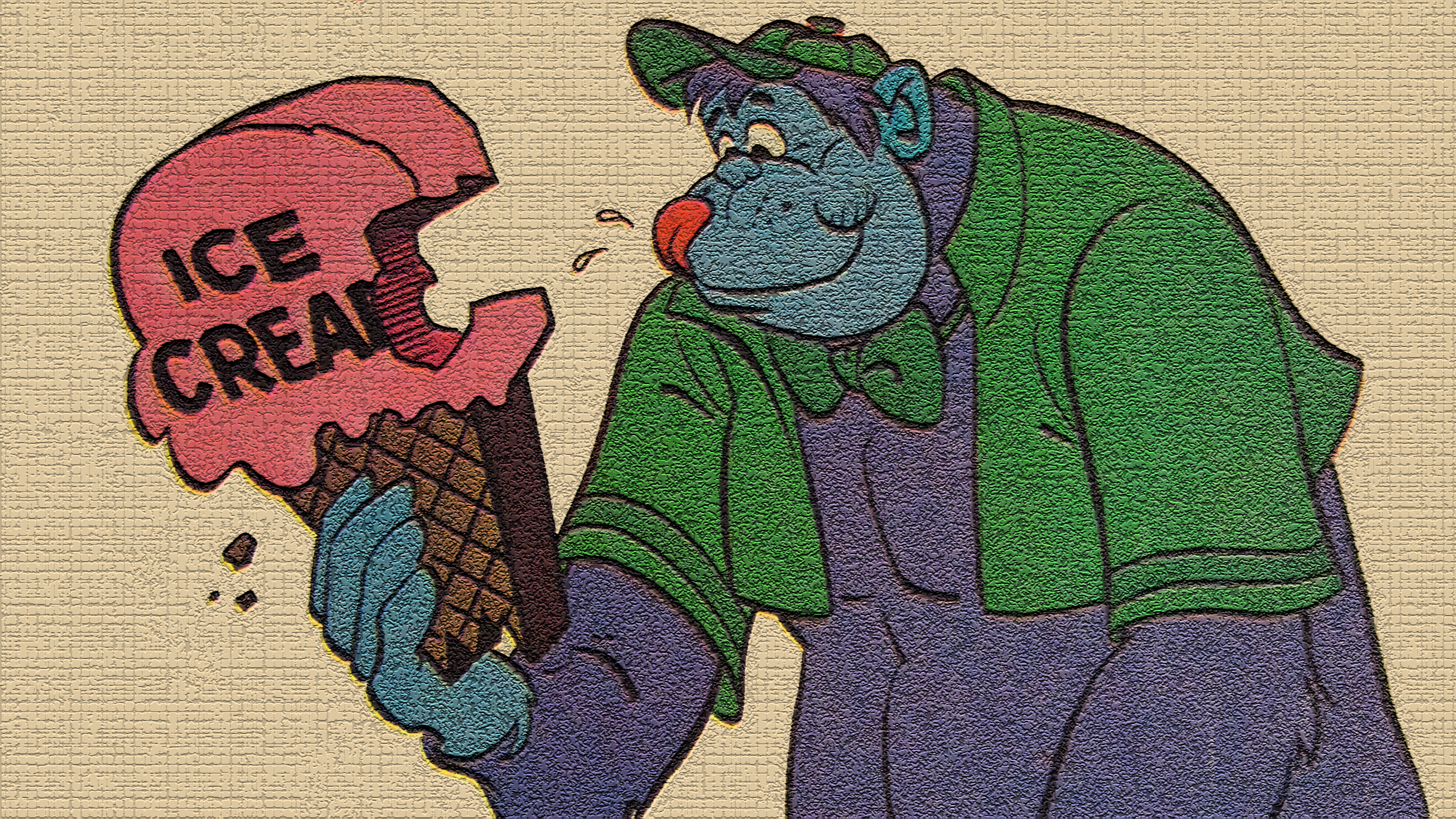 Comic The Great Grape Ape HD Wallpaper