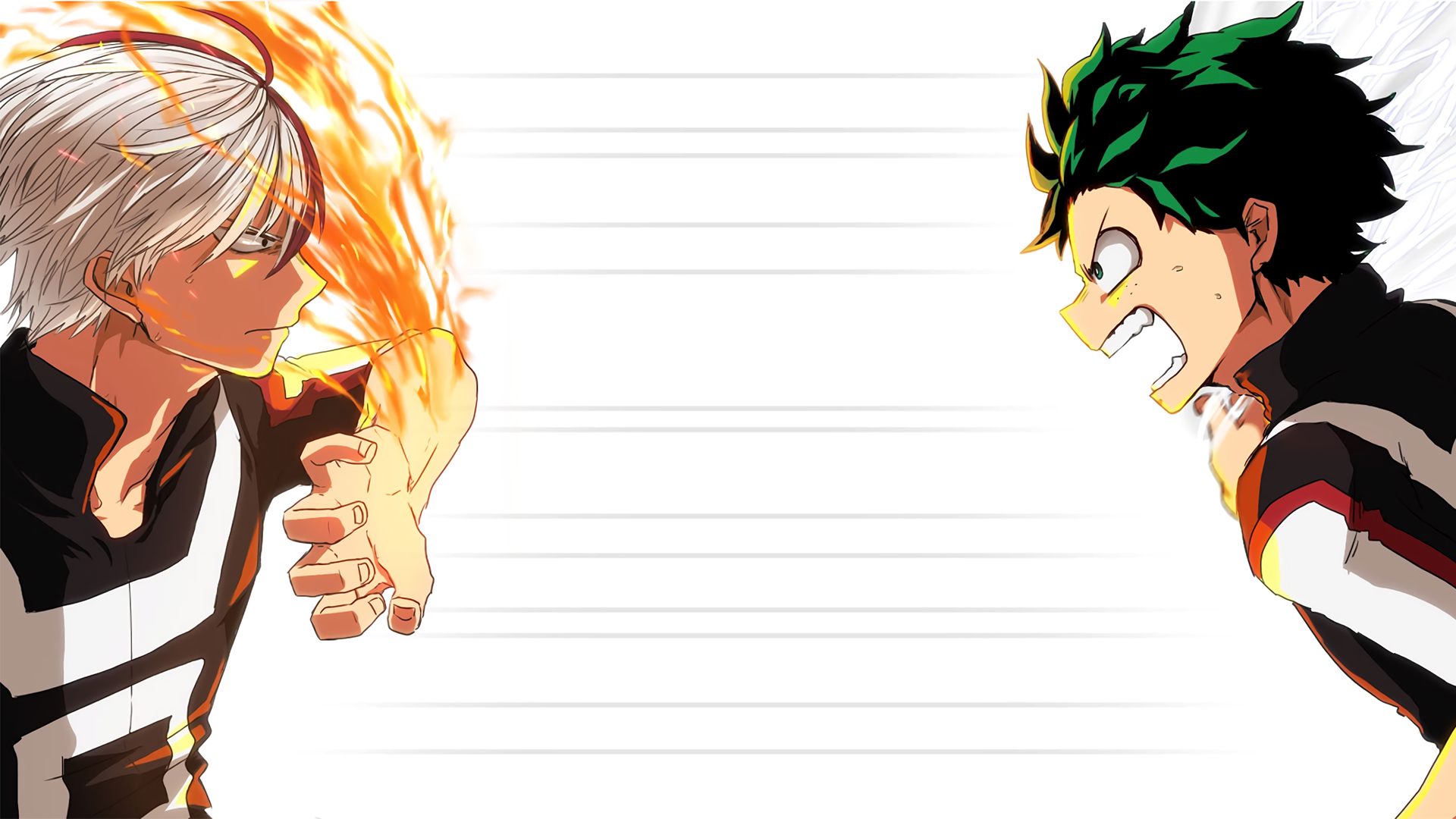My Hero Academia: Todoroki vs Midoriya