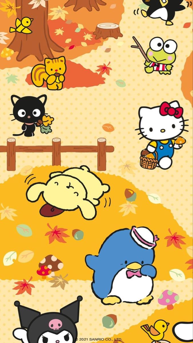 Fall Sanrio Wallpapers - Wallpaper Cave