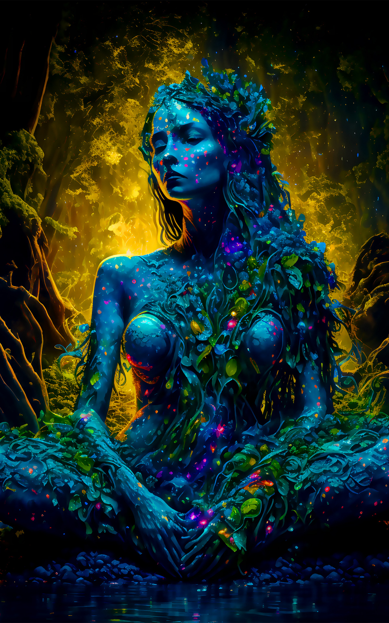 wallpaper 800x1280 mother nature, ai
