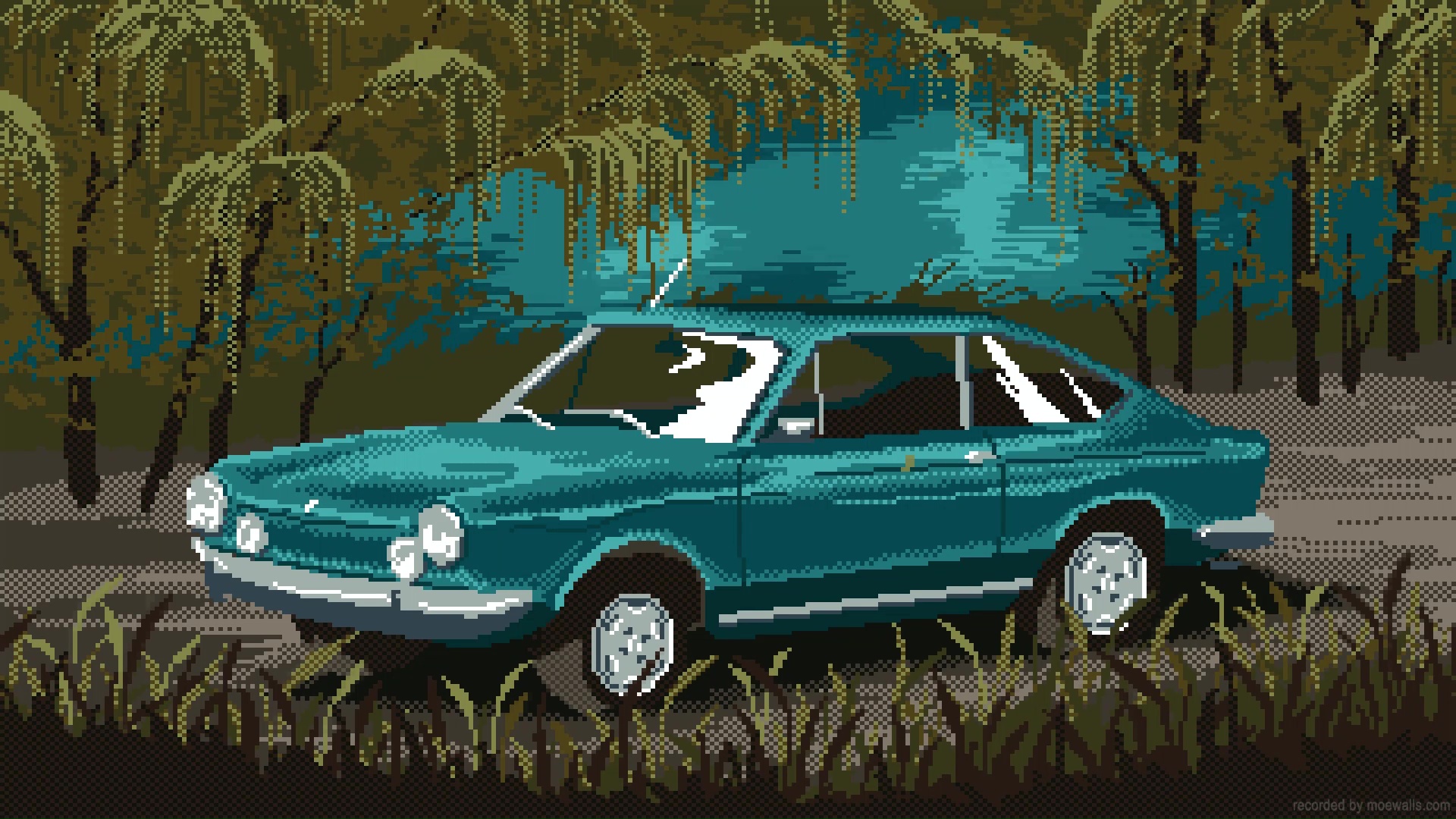 Classic Car Pixel Live Wallpaper