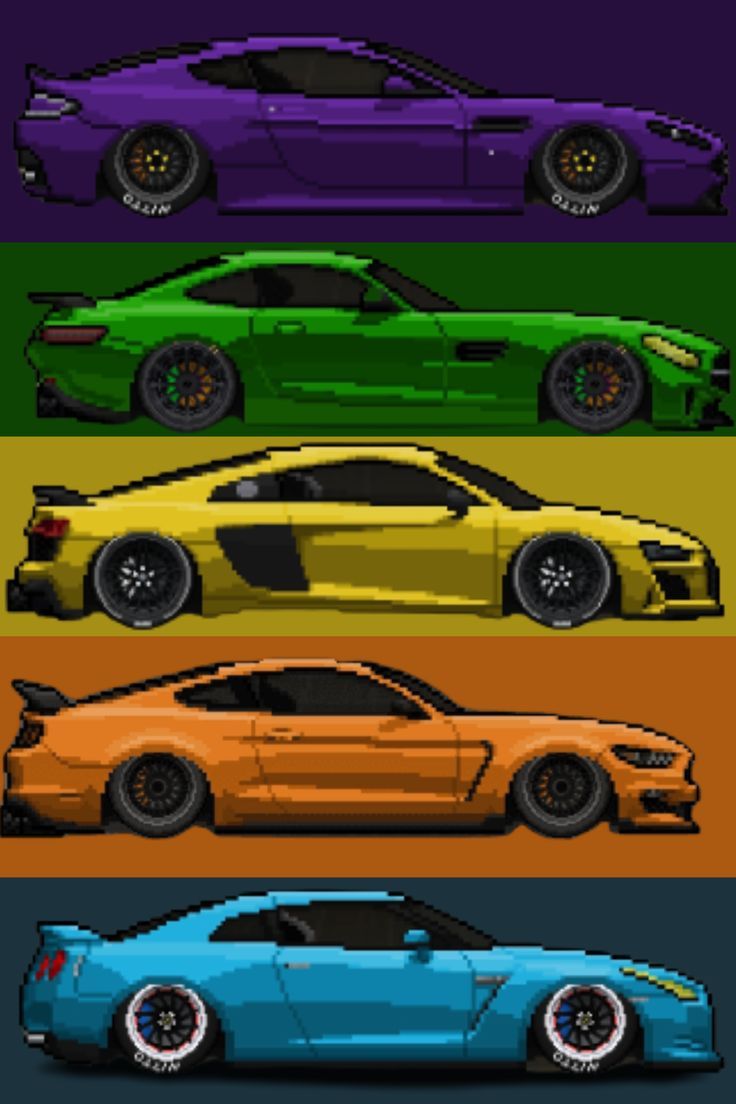 Pixel Car Racer WallPaper Aston
