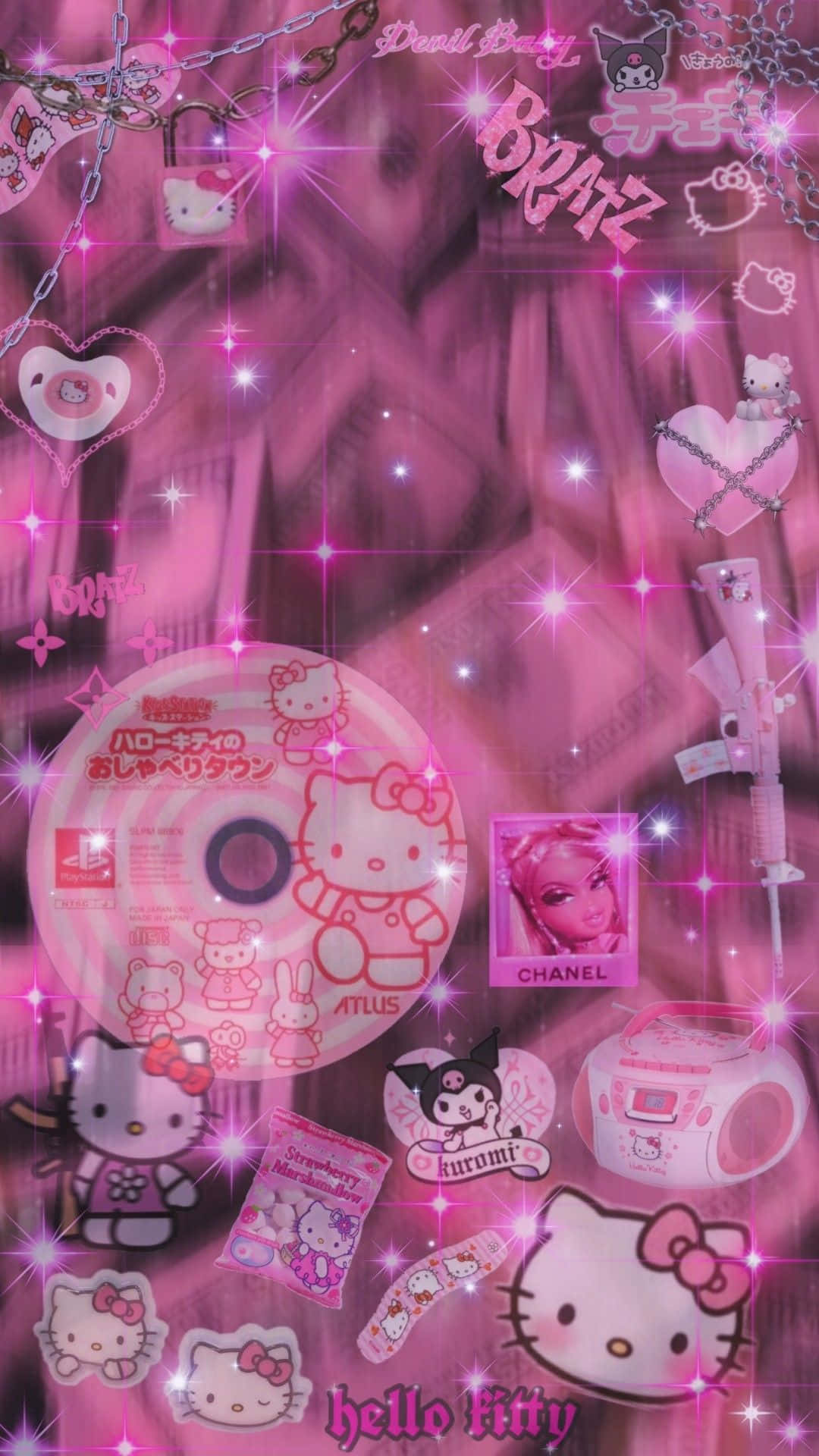 Y2k Hello Kitty Wallpaper