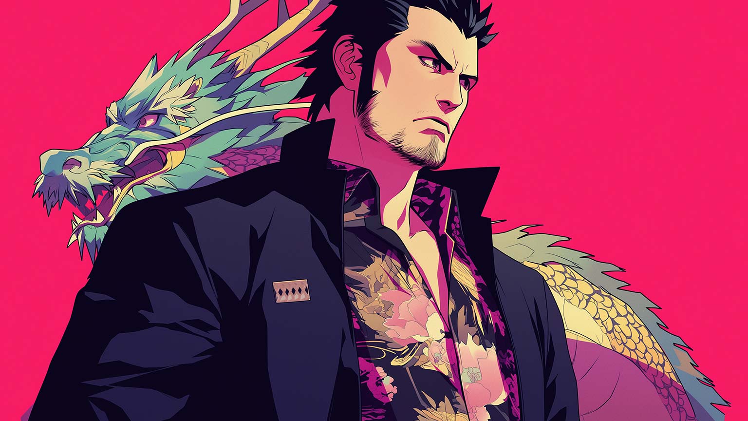 Yakuza Kazuma Kiryu Dragon Desktop