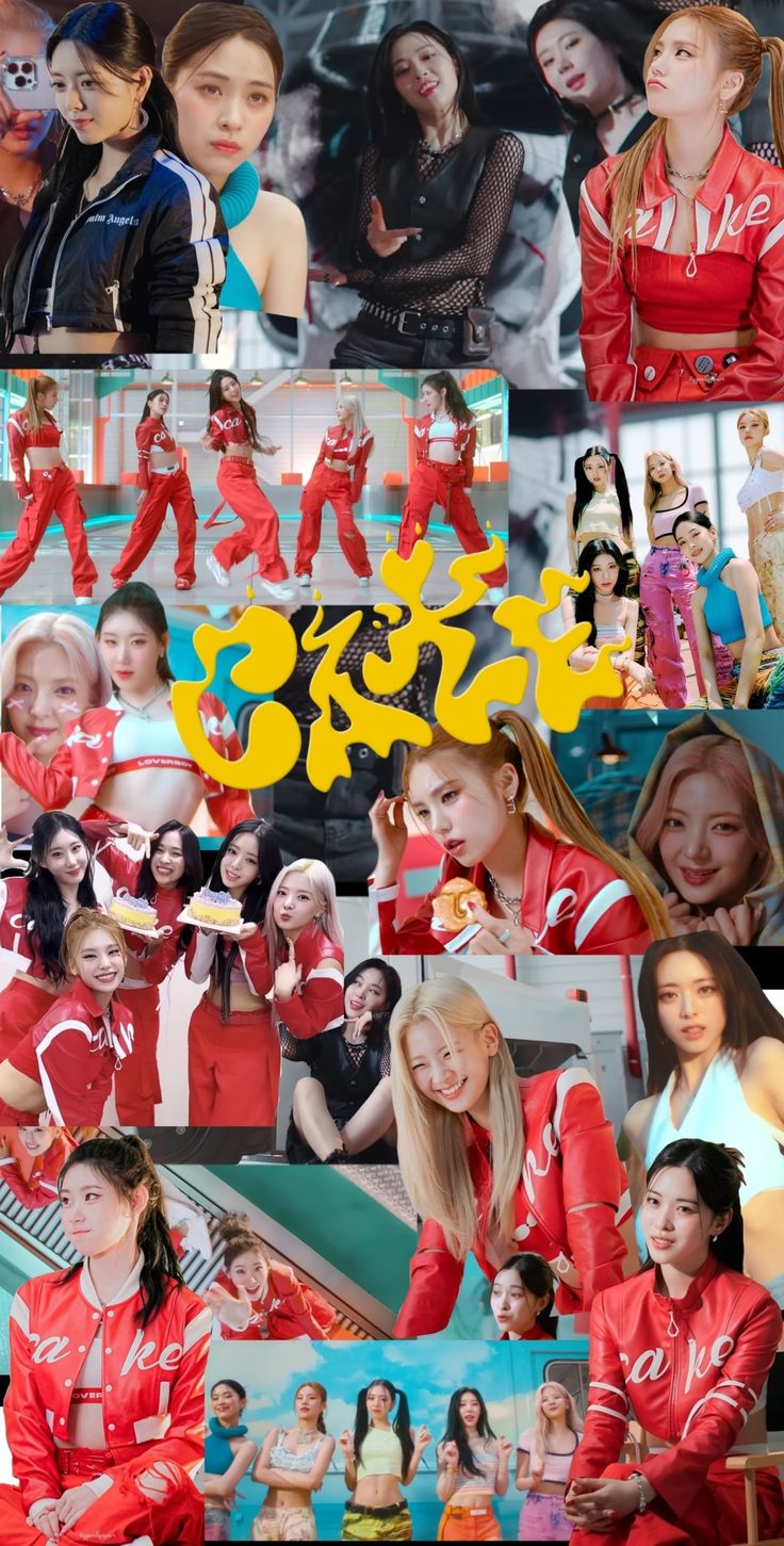 Itzy cake wallpaper