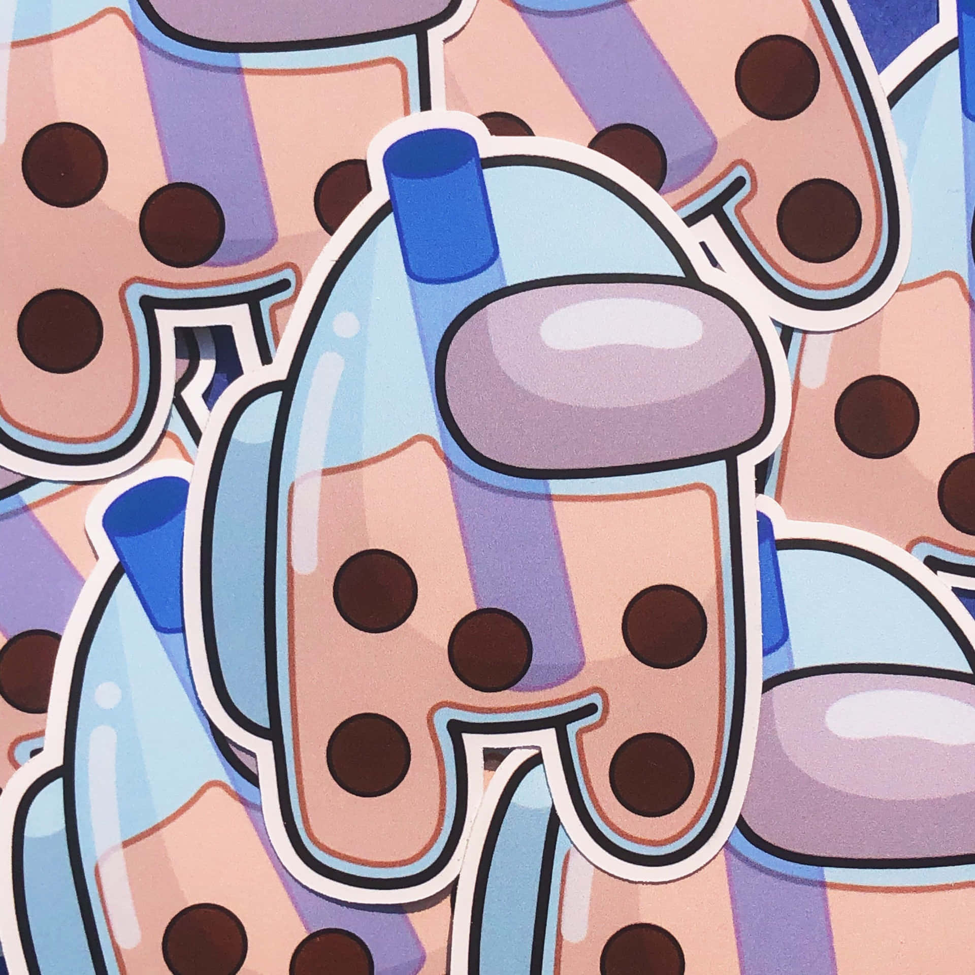 Download free Cute Among Us Bubble Tea