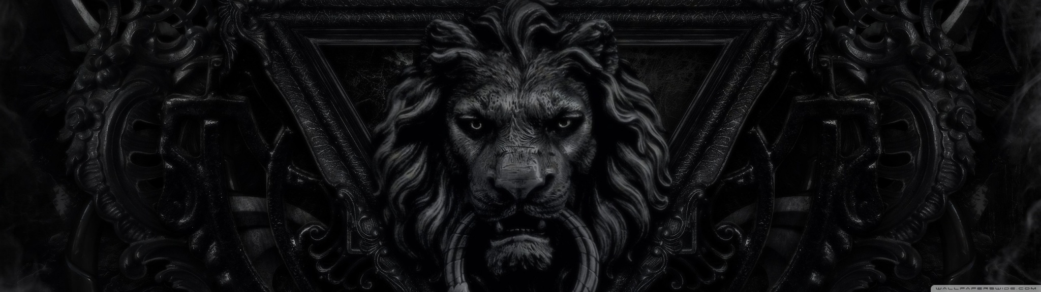 Dark Gothic Lion Ultra HD Desktop