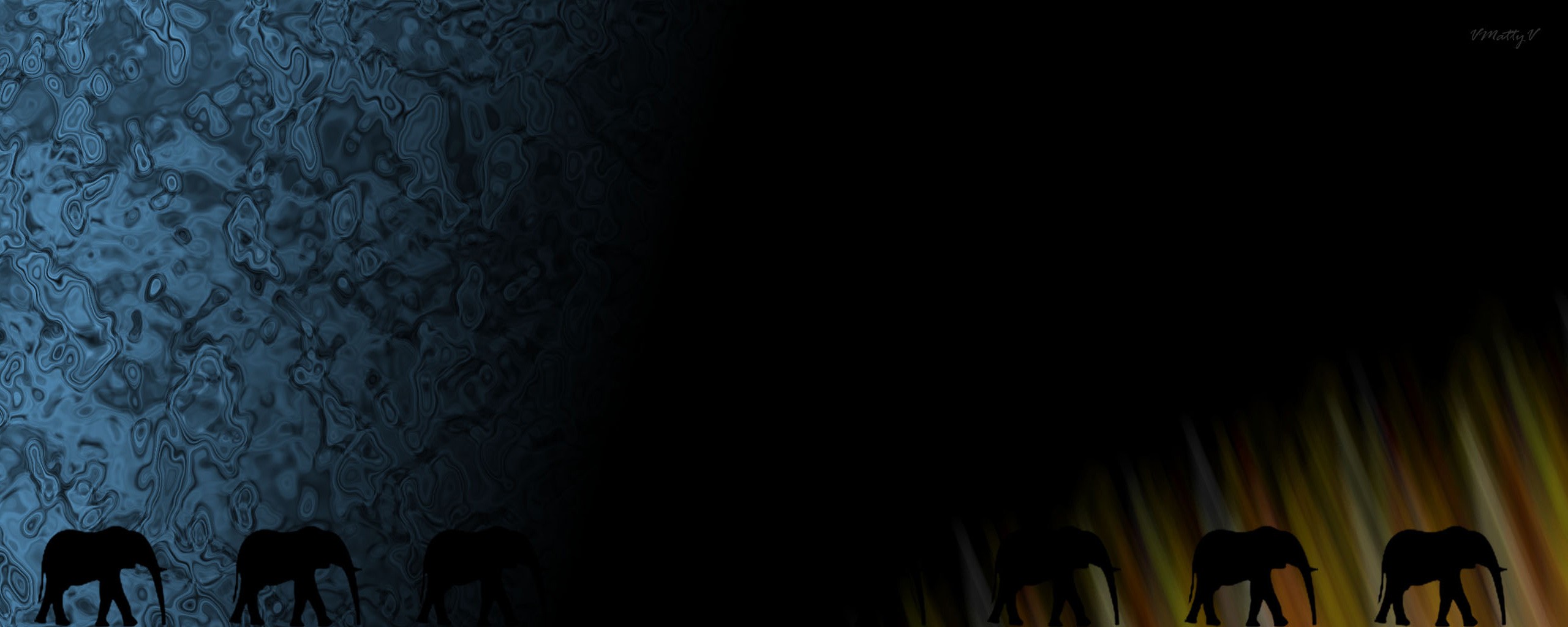 funny dual monitor wallpaper, black