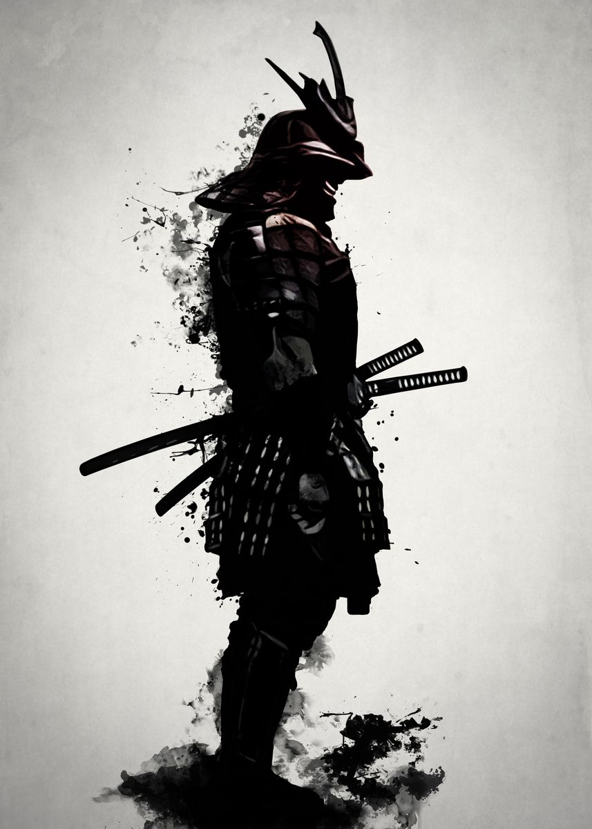 Armored Samurai' Poster, picture, metal
