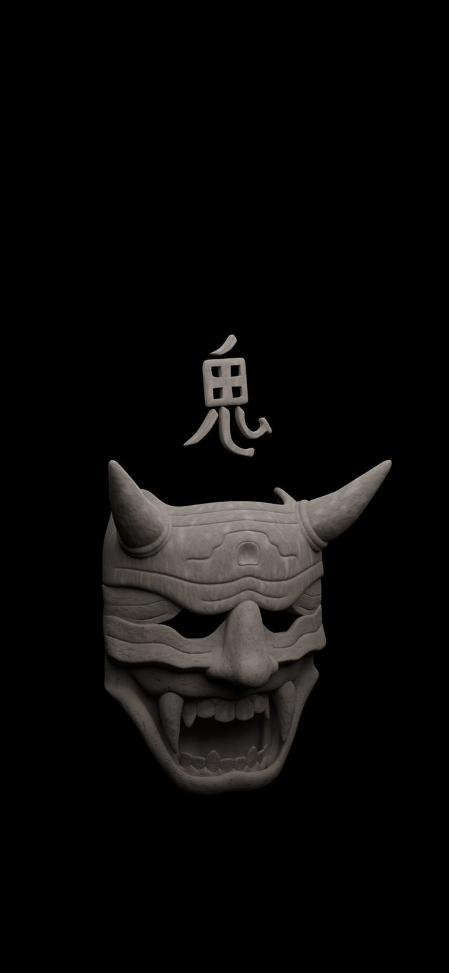 Finished the Oni mask and made a