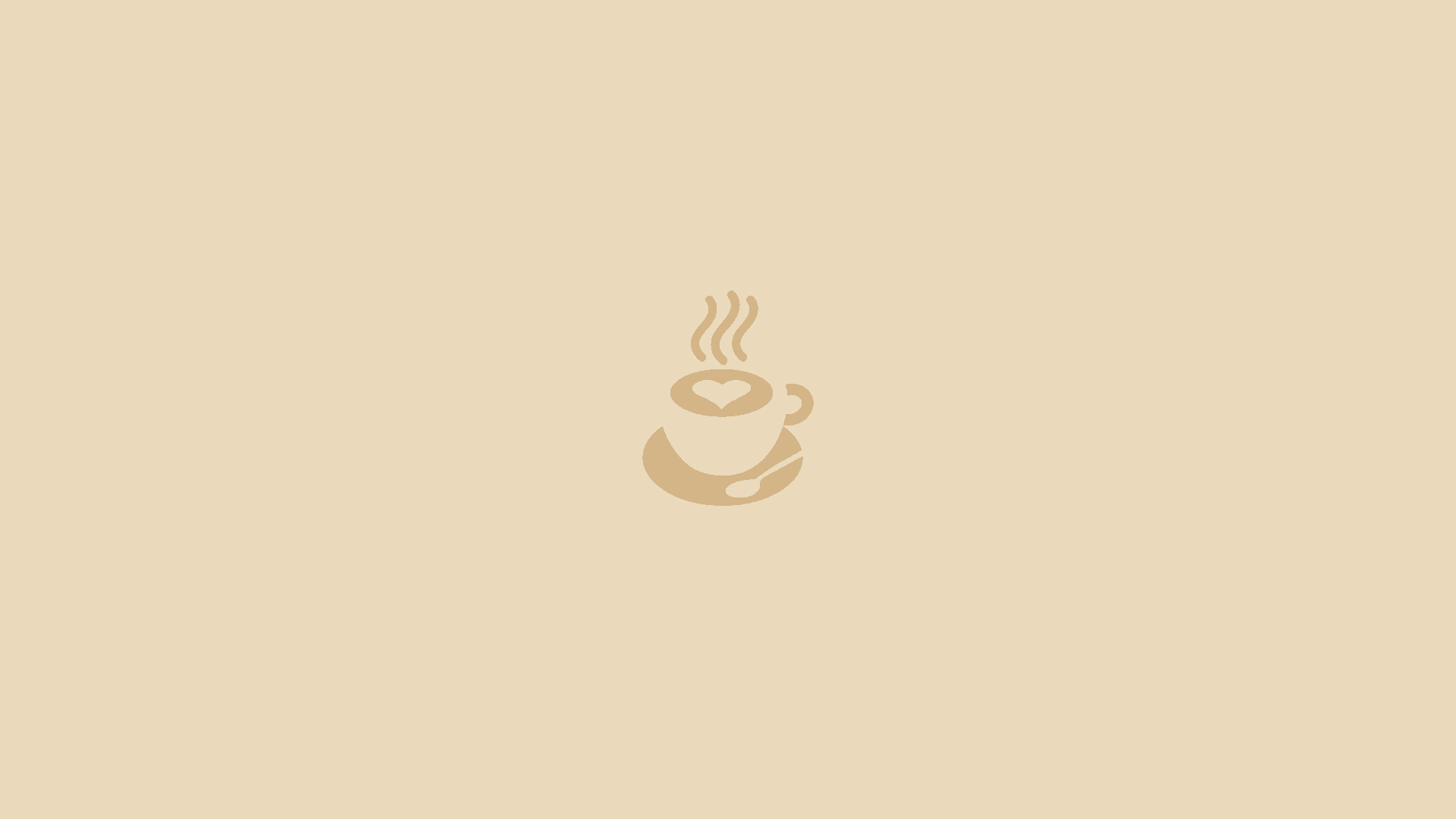 Coffee Beige Minimalism Wallpaper
