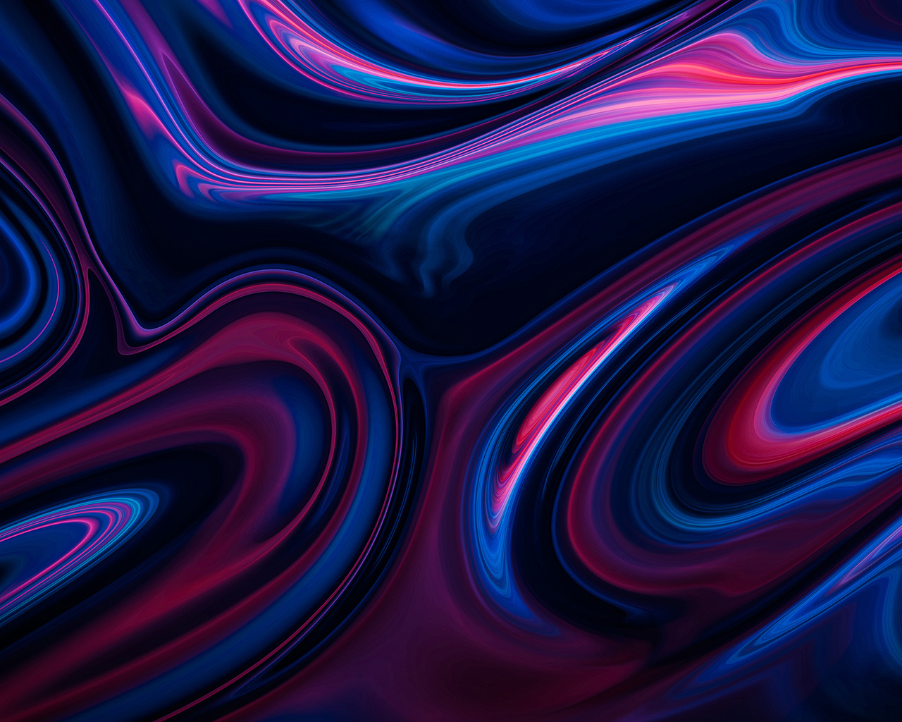 Pattern Background Curve Blue