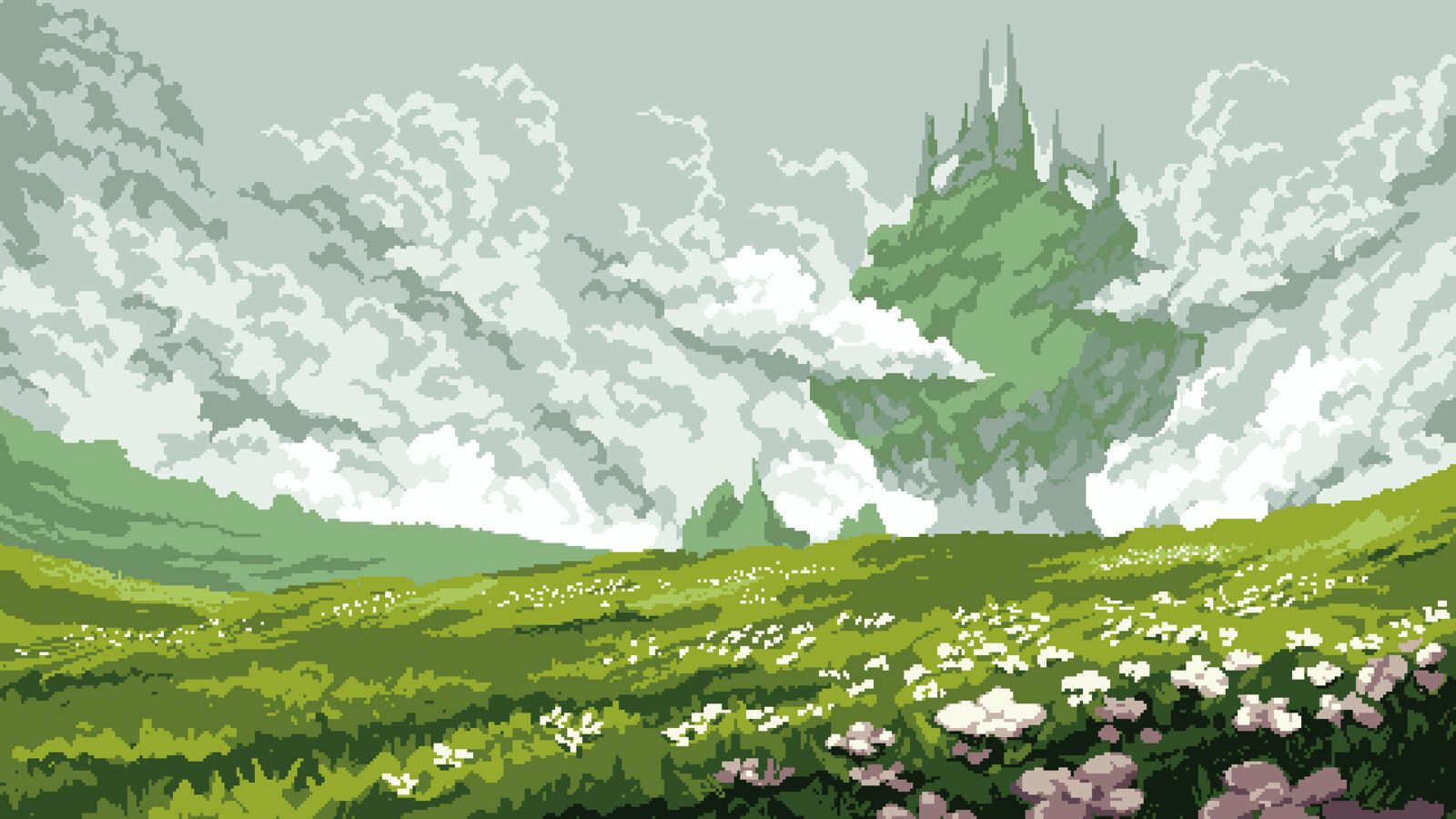 Magical Plains Castle Landscape, Nauris
