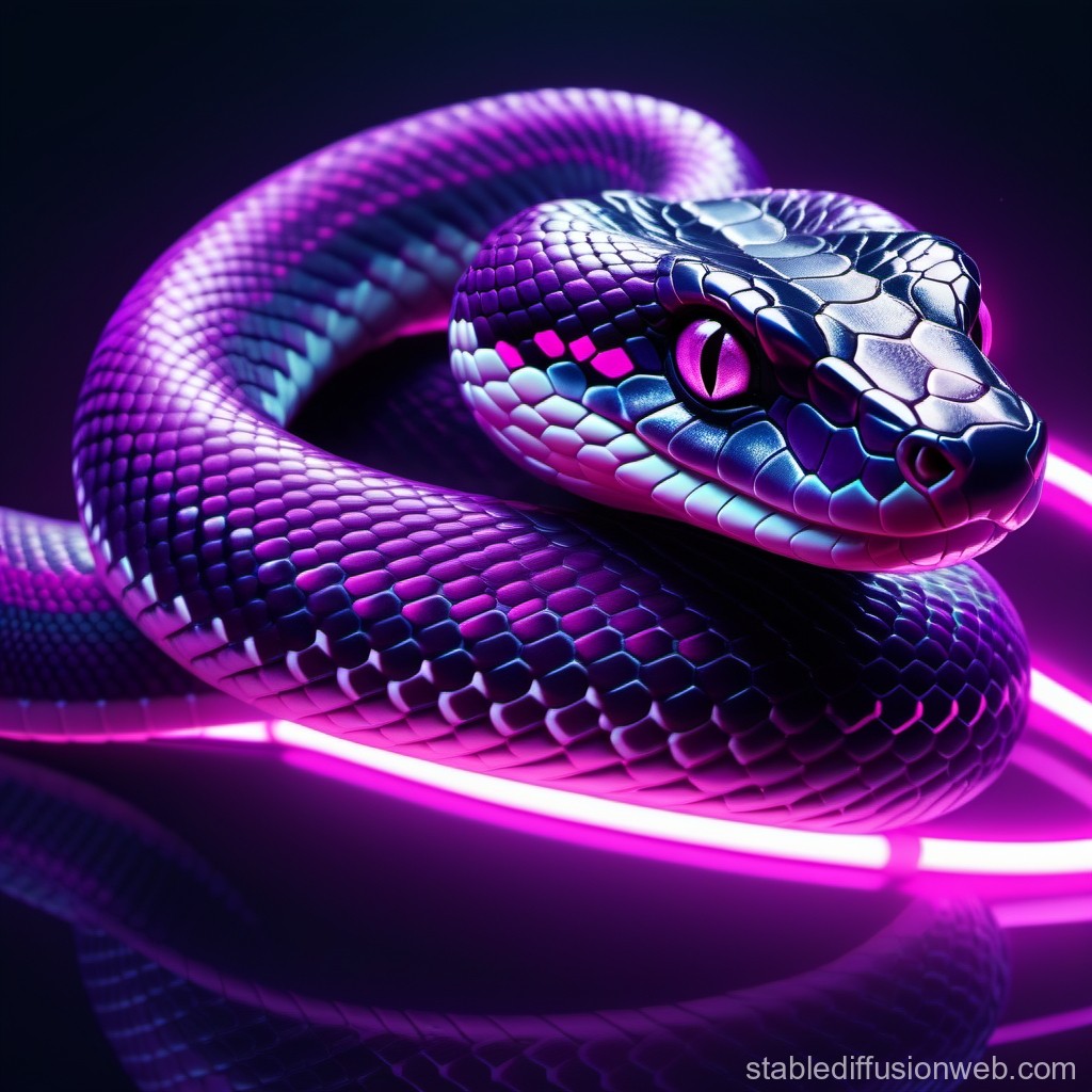 Cute Snake Illustration. Stable