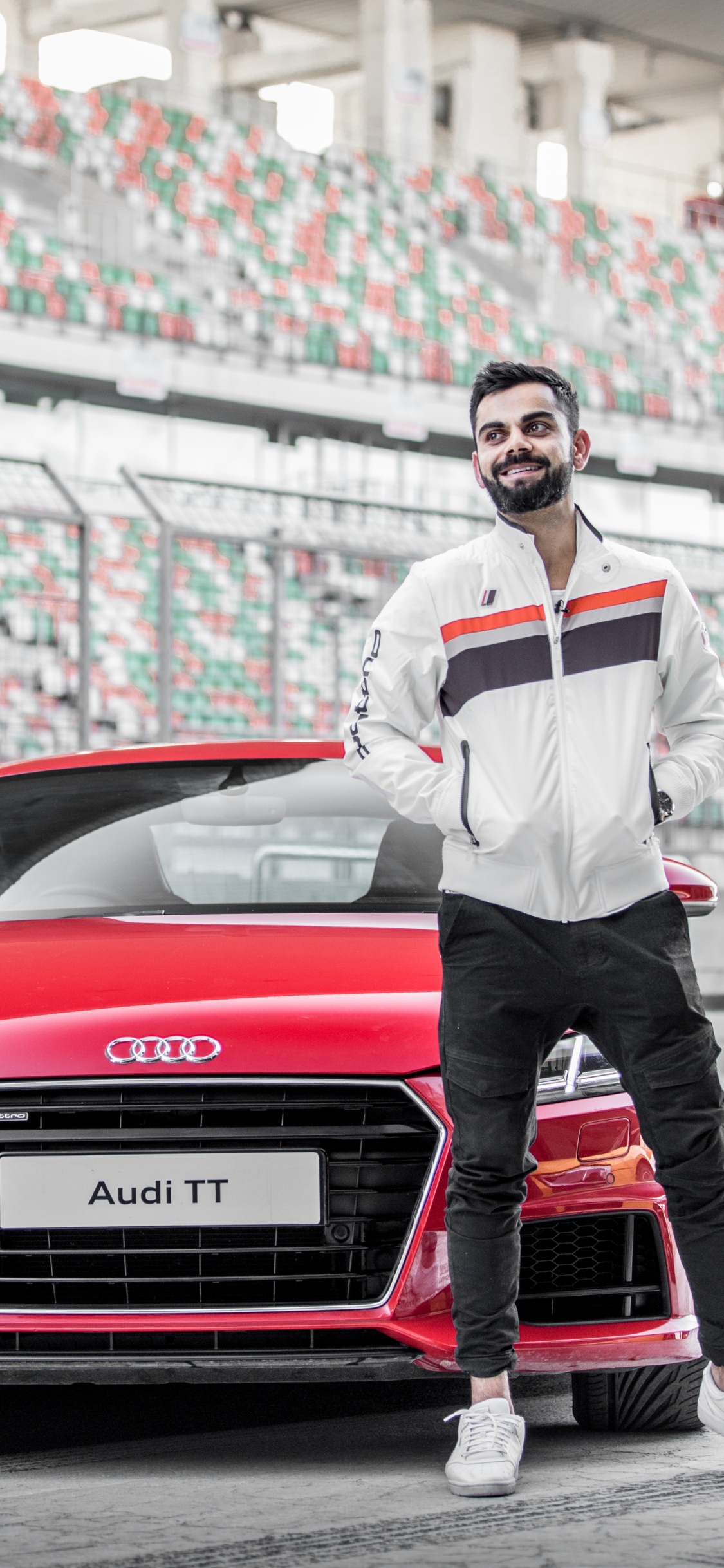Virat Kohli Wallpaper 4K, Audi TT