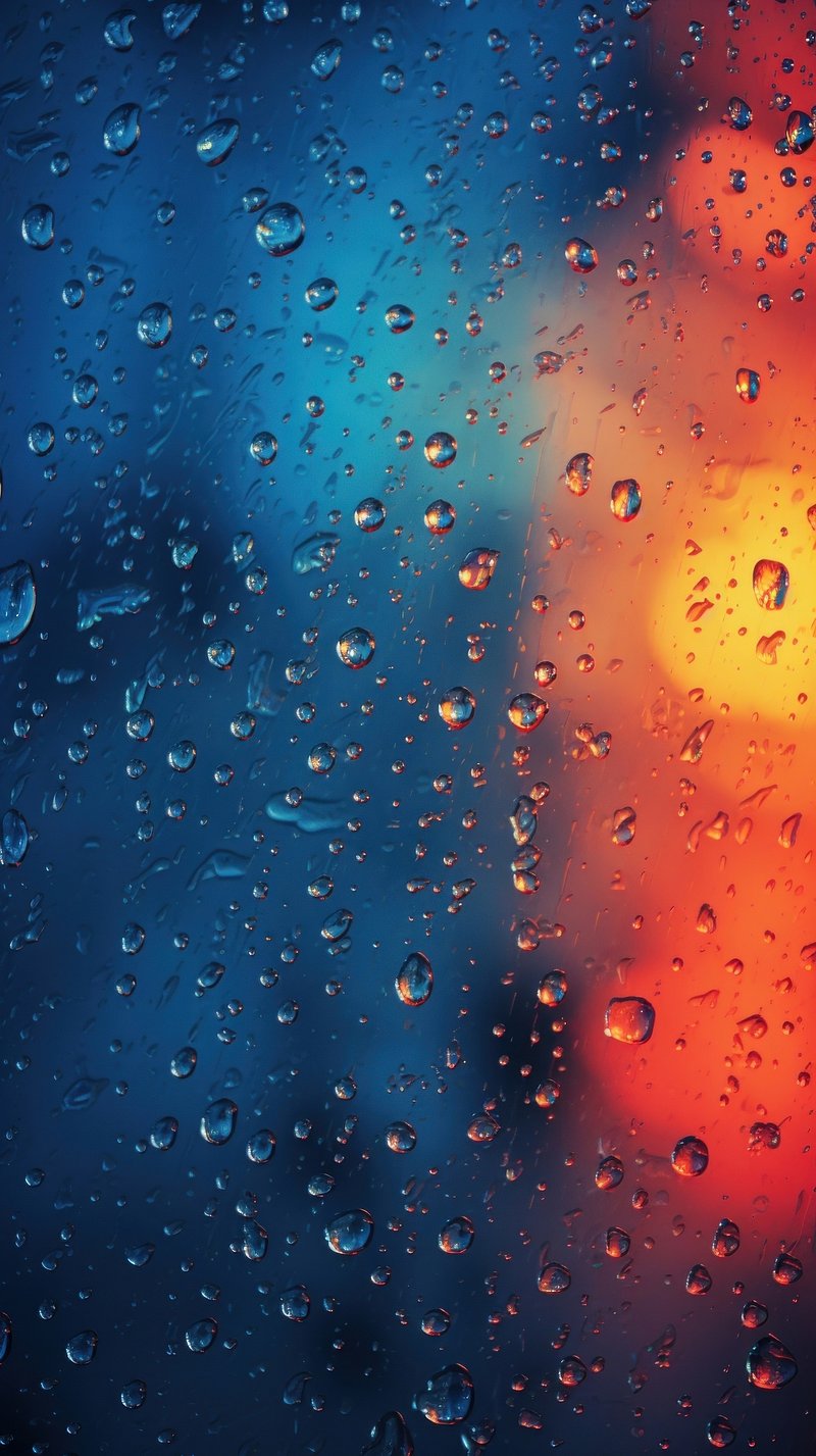 iPhone Wallpaper Rain Dark Image