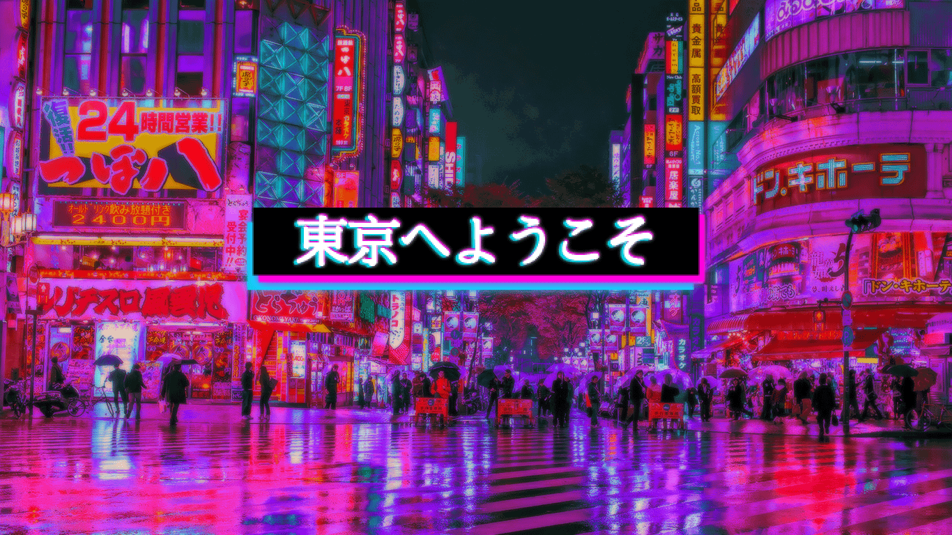 Hope you like this neon Tokyo I made