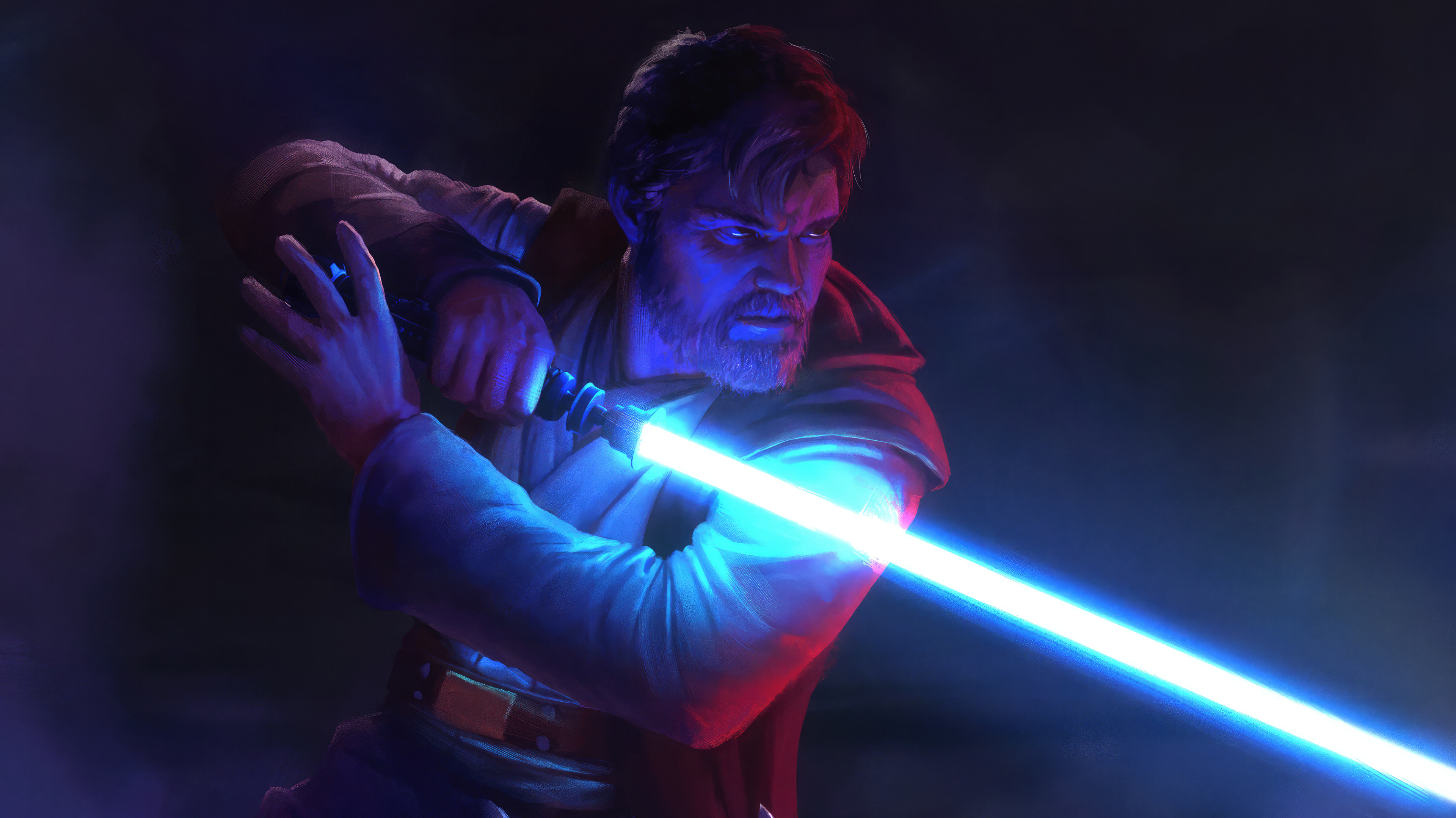 Obi Wan Kenobi 4k Artwork Wallpaper, HD