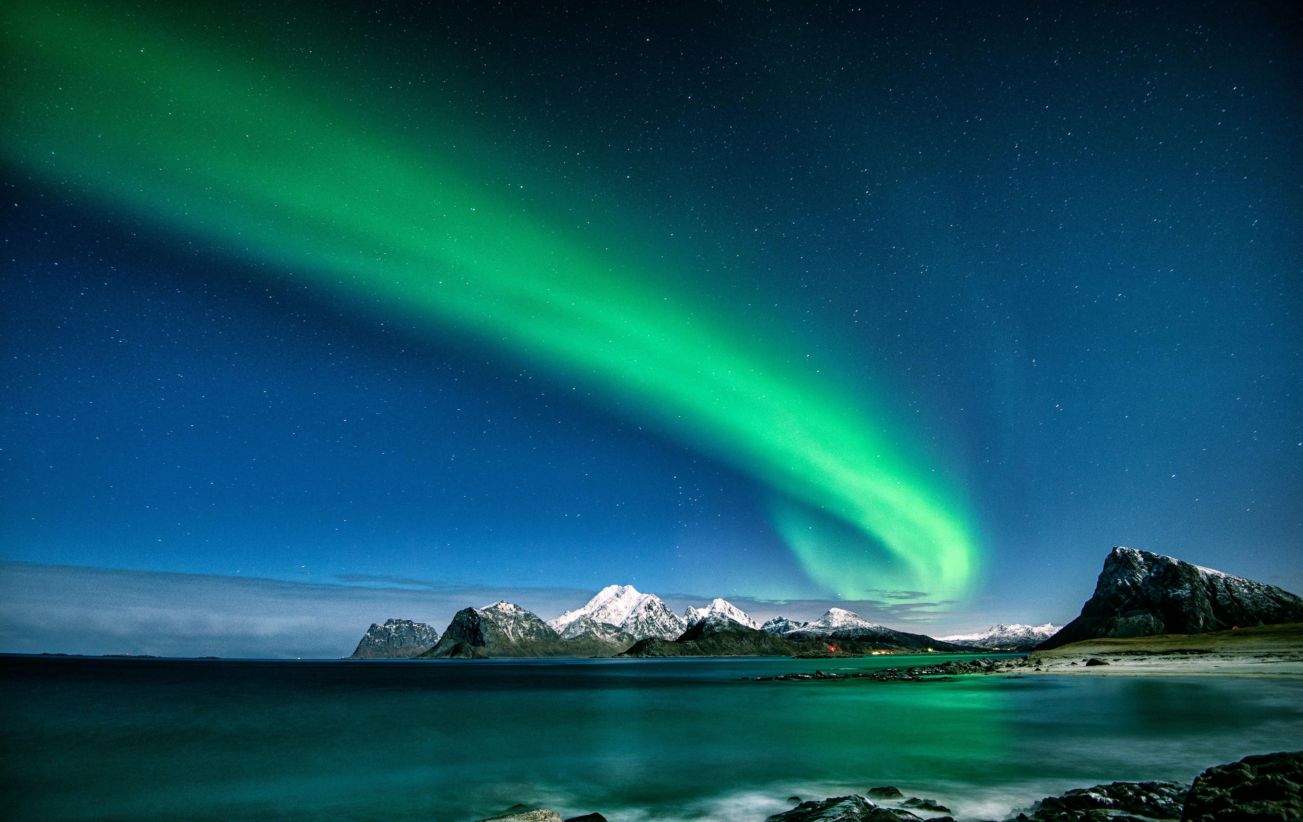 Laptop Wallpaper Aurora Photo