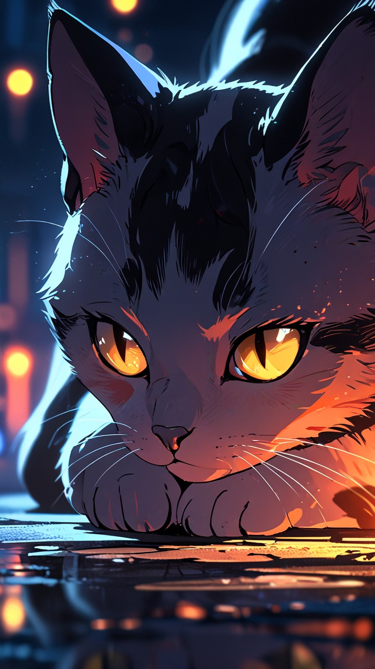 wallpaper cat for mobile 4k's