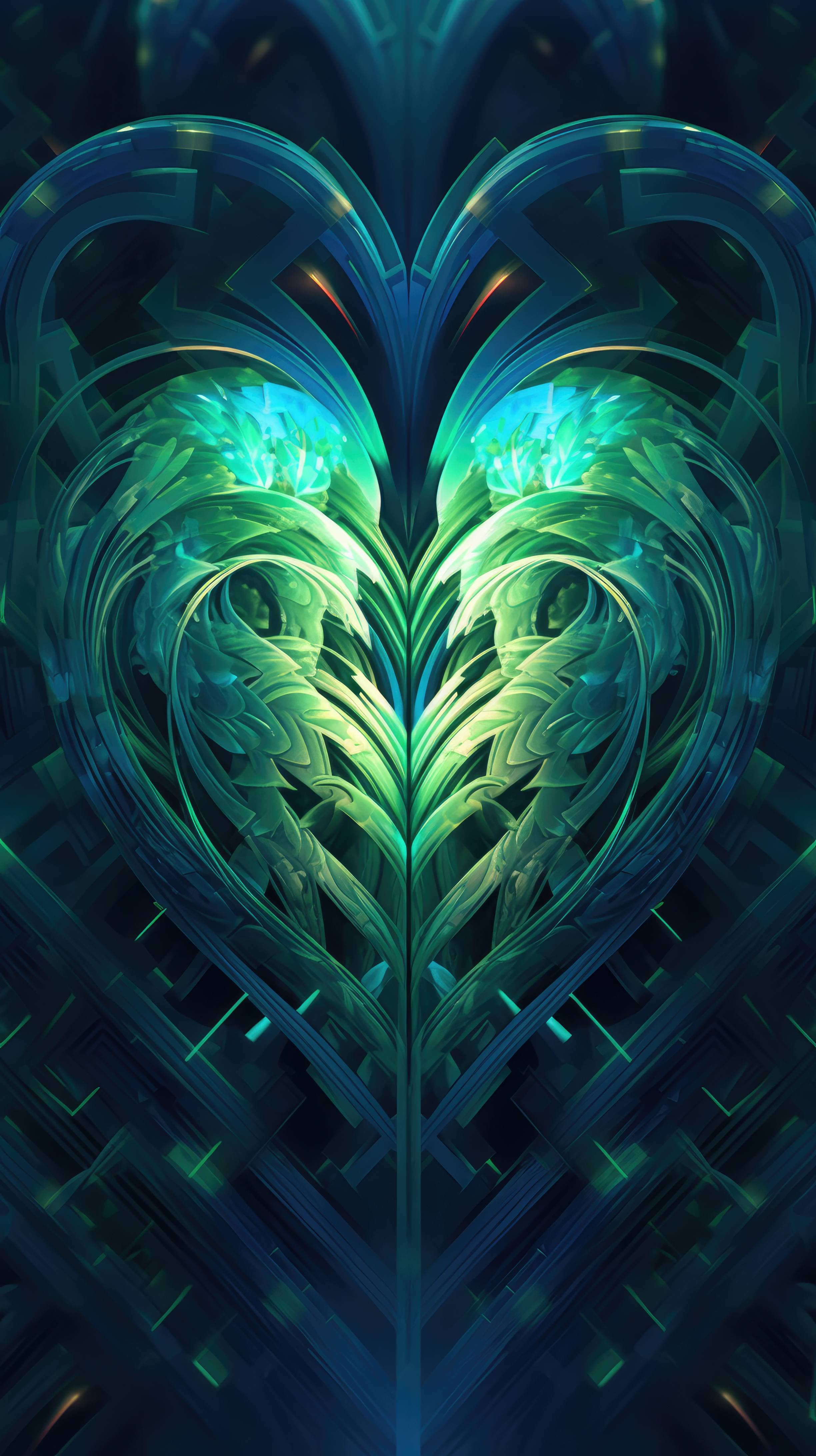 A 4K ultra HD mobile wallpaper with an